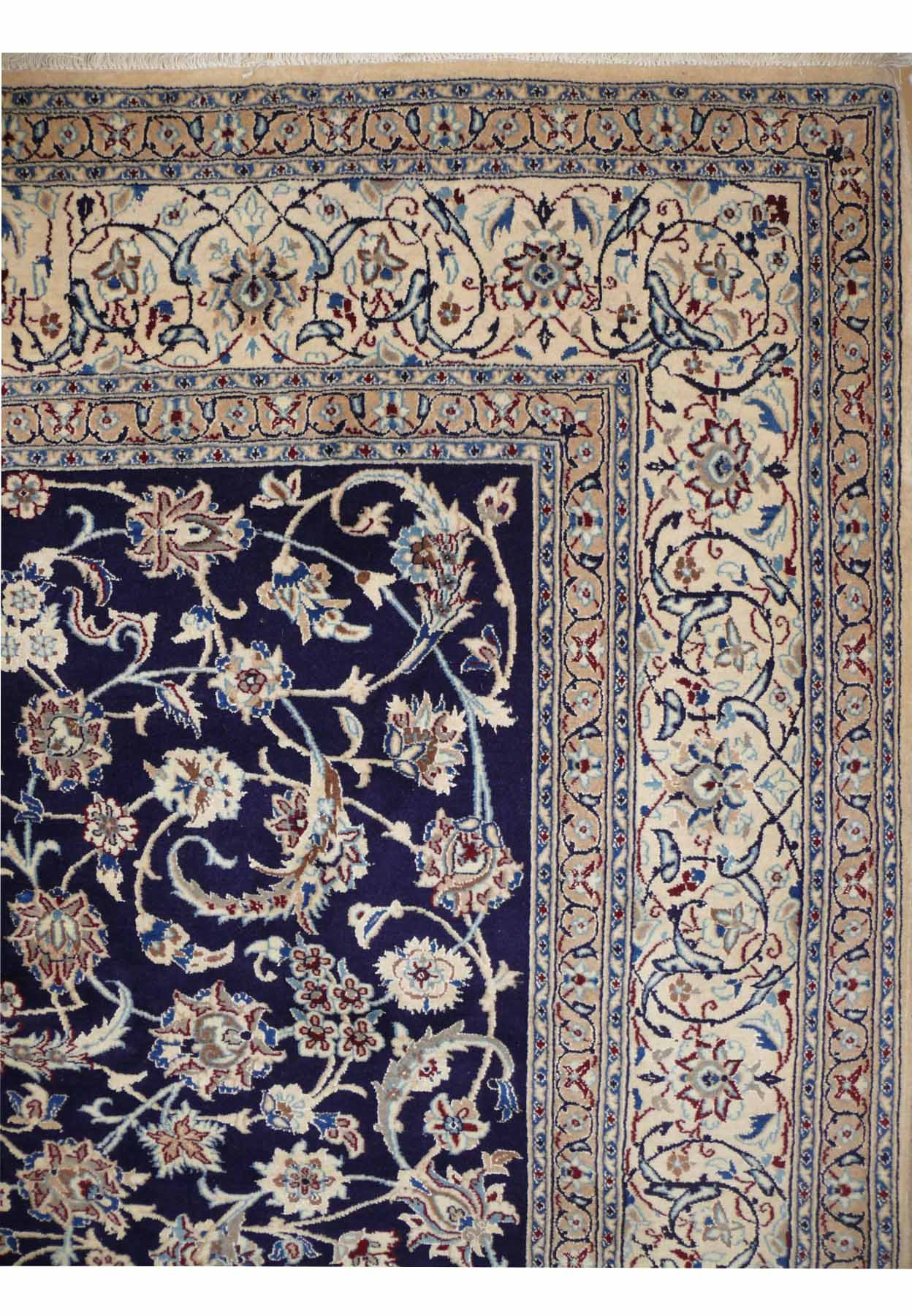 6'6 x 9'8 Persian Nain 9 LAA Wool & Silk Rug