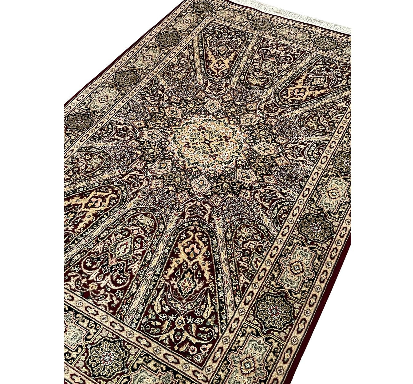 3'8" x 5'8" Oriental Tabriz Ghonbad Rug