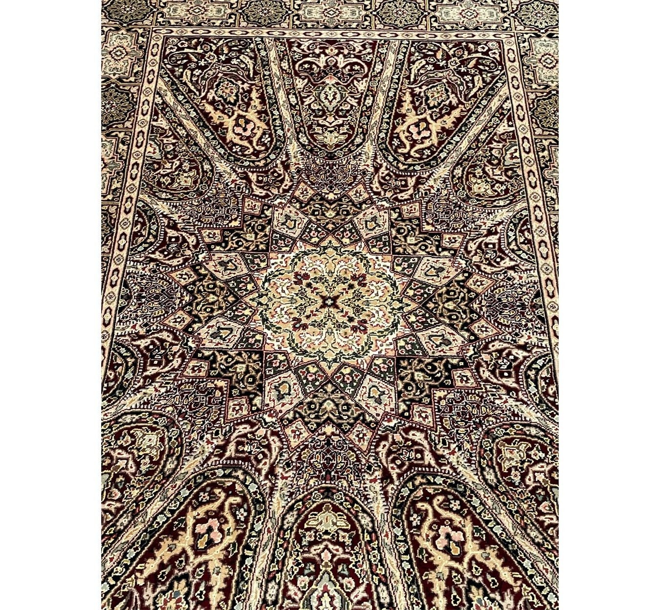 3'8" x 5'8" Oriental Tabriz Ghonbad Rug
