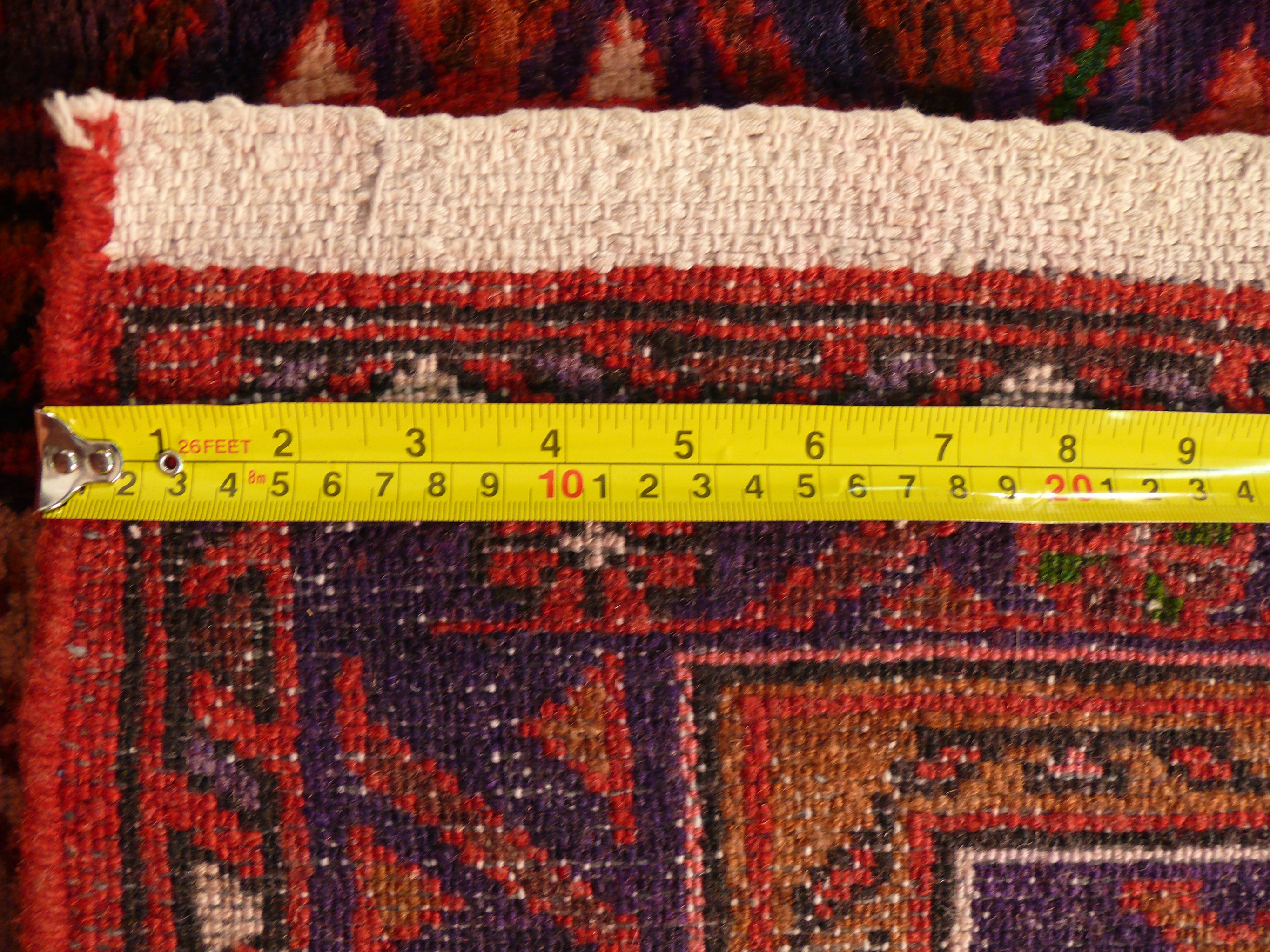 3'4 x 5'7 Rare Persian Hamedan Rug