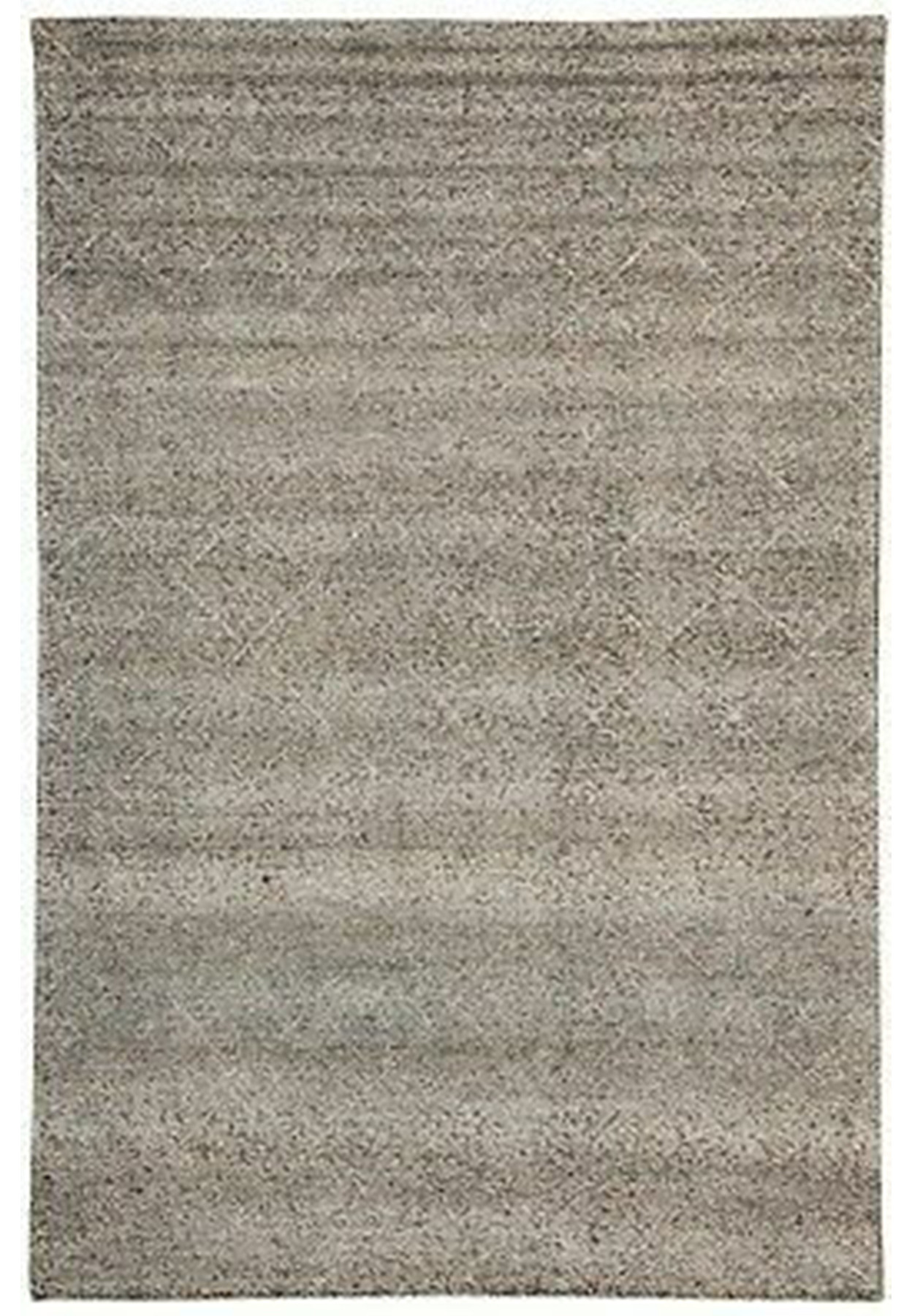 5x8 Contemporary Rug Wool & Bamboo On Durable Cotton All-Over Checked Design