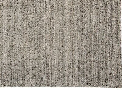 5x8 Contemporary Rug Wool & Bamboo On Durable Cotton All-Over Checked Design