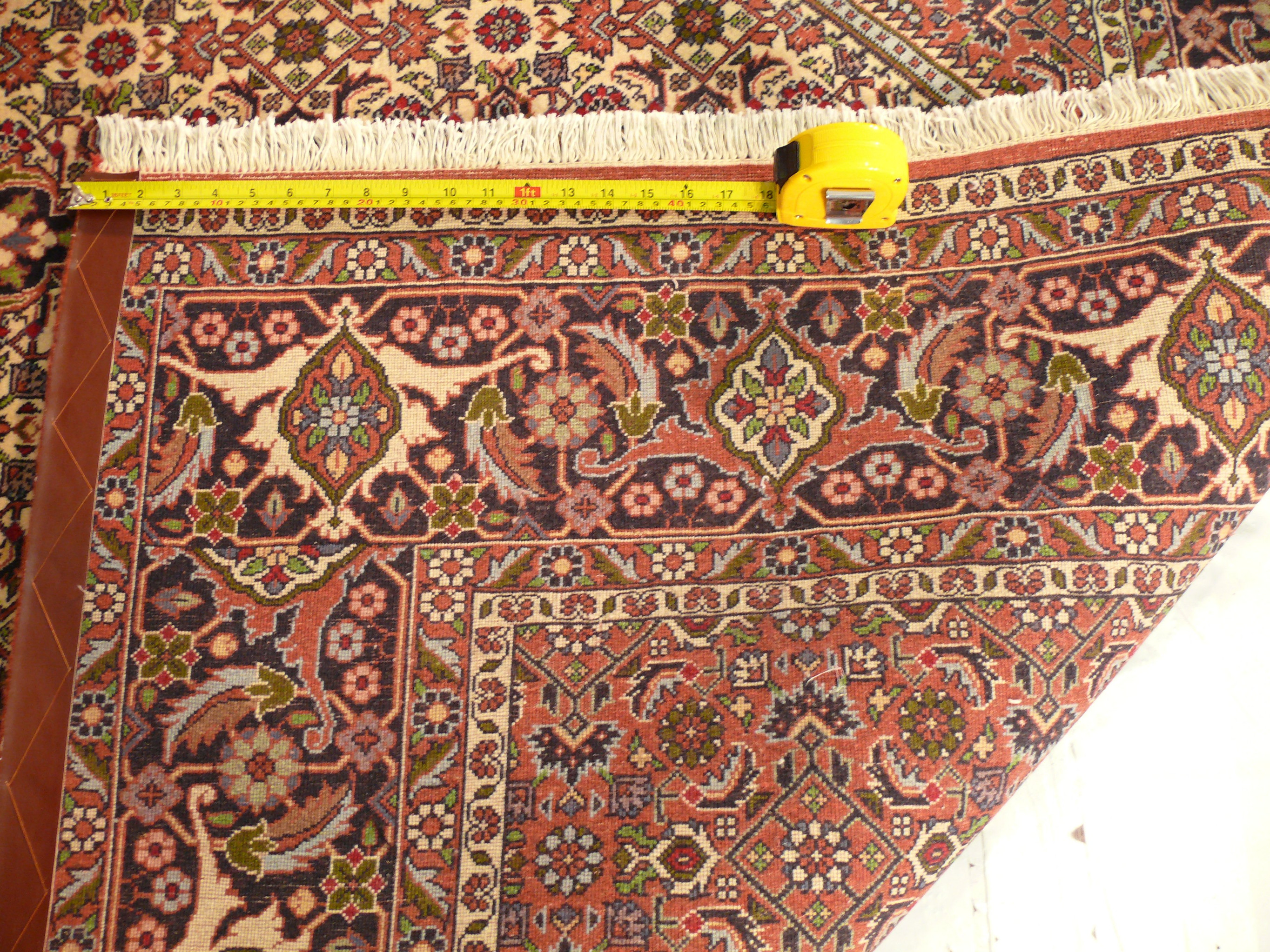 6'6" x 9'7" Persian Bijar Mahi Design