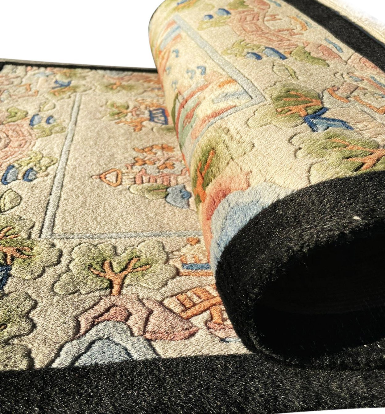 2'3" x 4'4" Antique Oriental Art Deco Rug