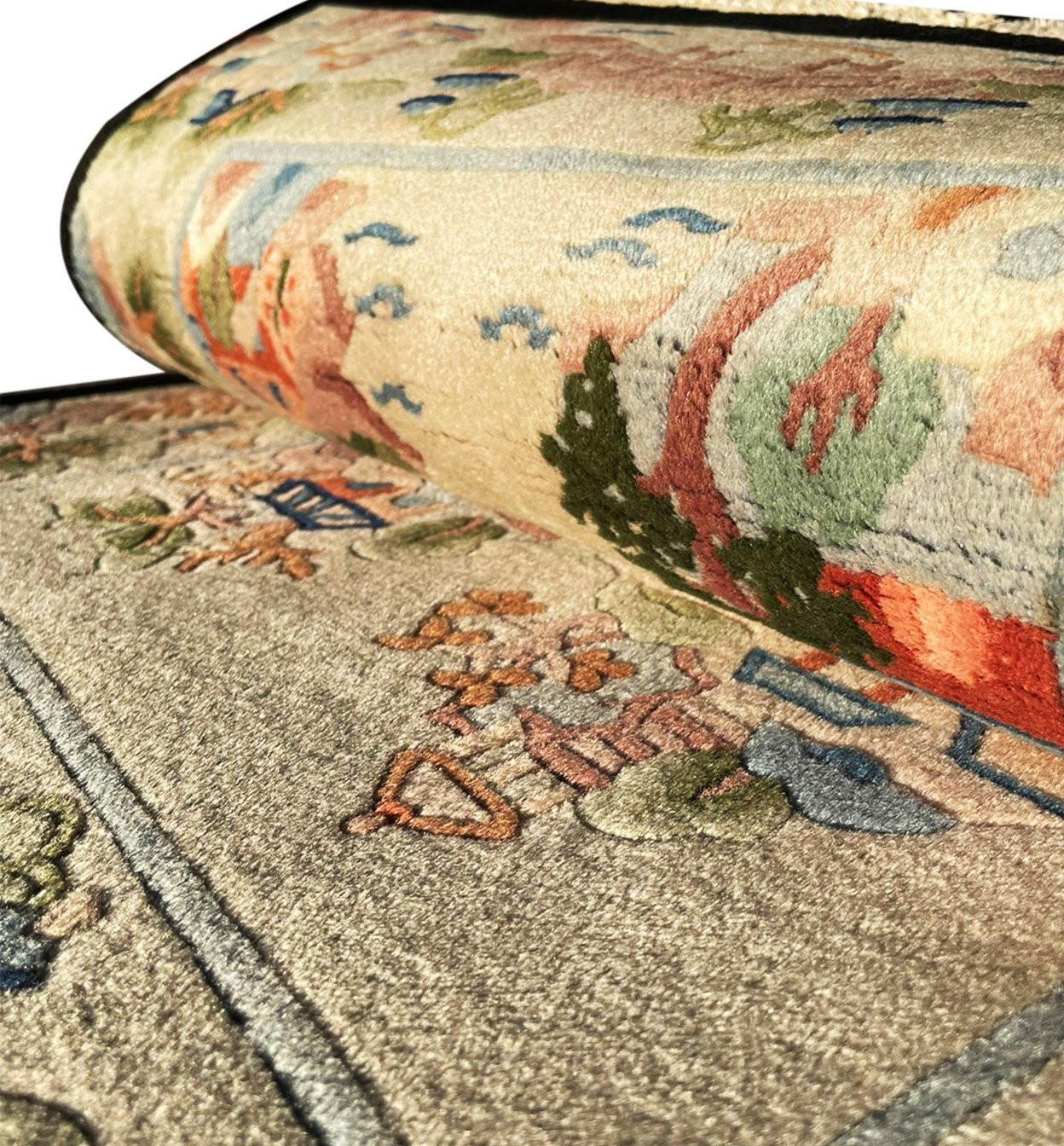 2'3" x 4'4" Antique Oriental Art Deco Rug