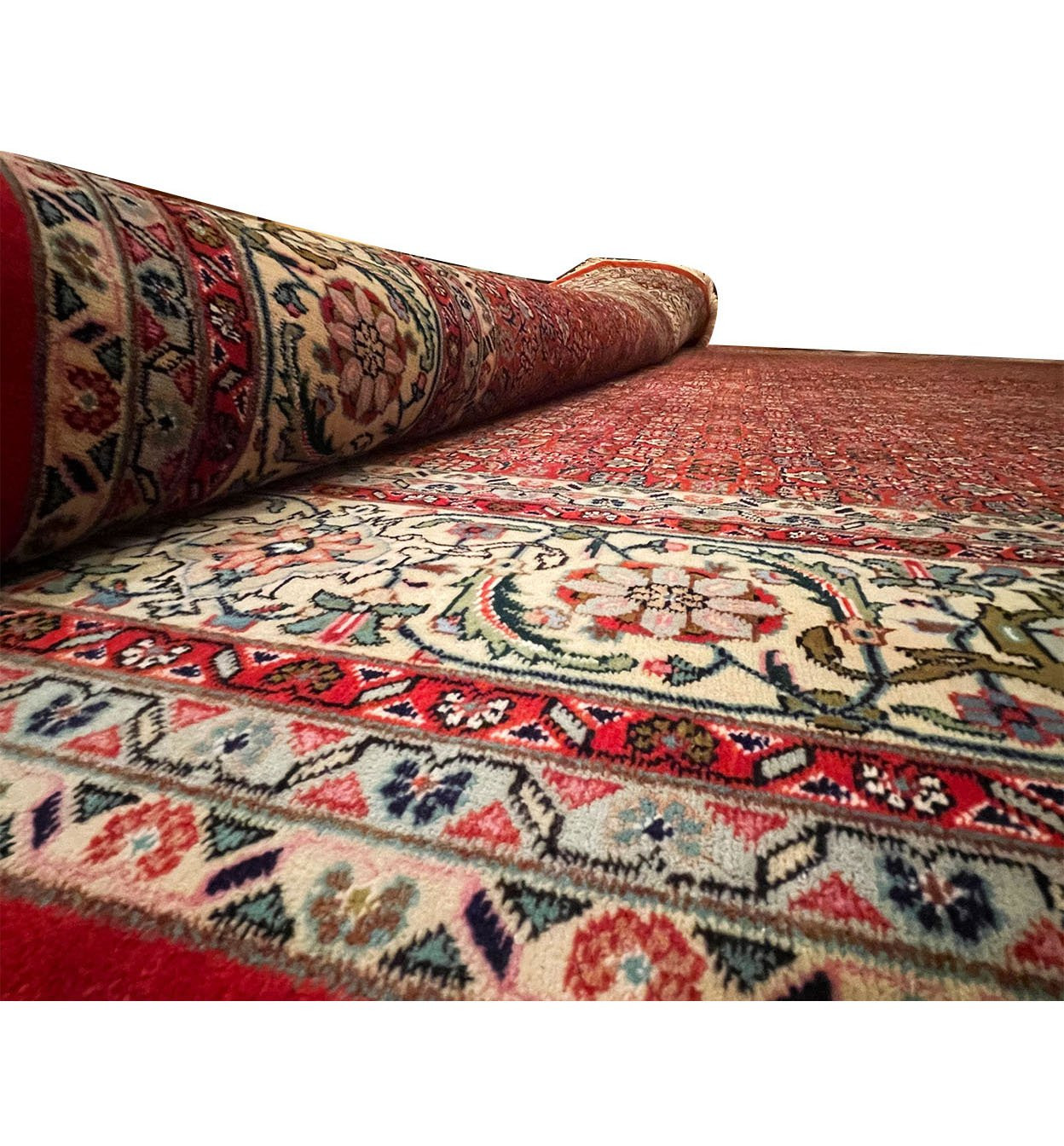 8'6 x 11'2 Signed Persian Wool & Silk Tabriz Rug | Very fine