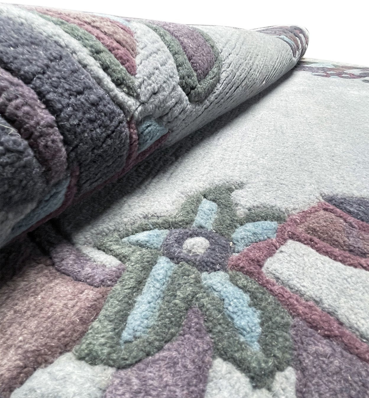 5 x 5 Modern Tibetan Round Rug