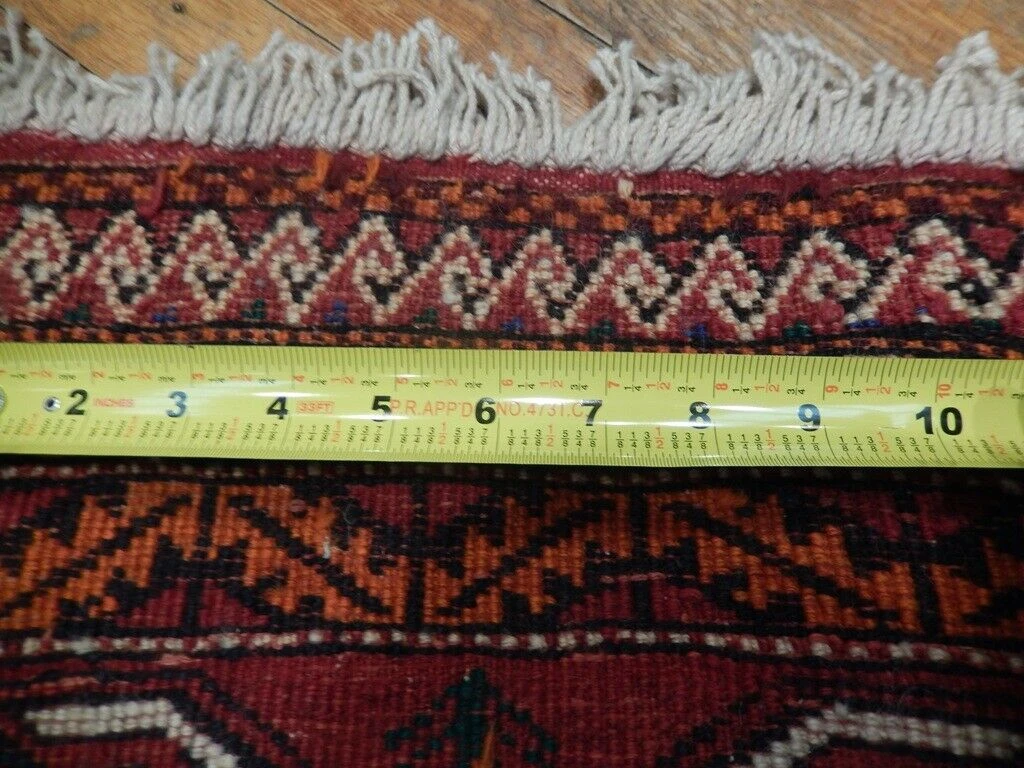 2 x 9 Multi Color Oriental Bokhara Tribal Runner