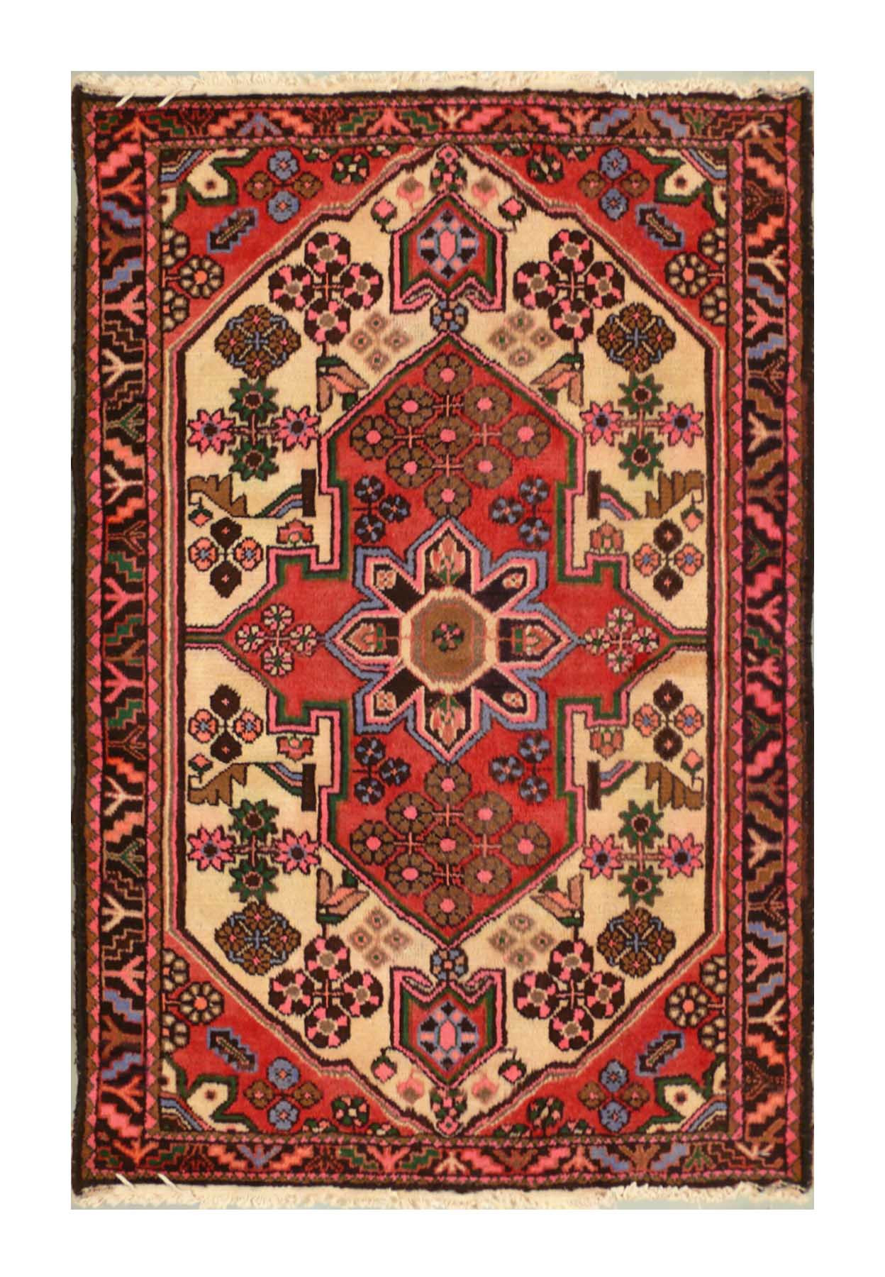 3'4 x 5 Persian Enjlas Rug