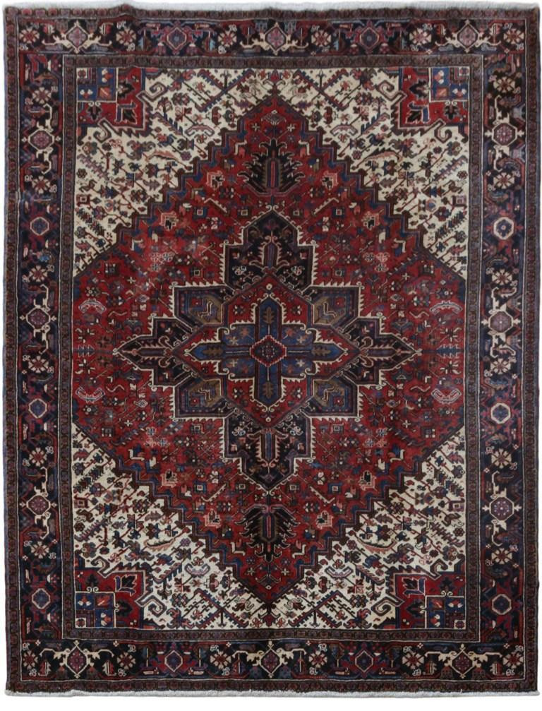 9 x 11 Persian Heriz Rug - Full View