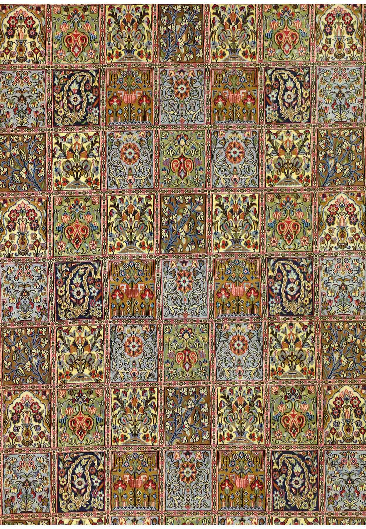 6'6 x 9'9 Persian Qum Kork Rug
