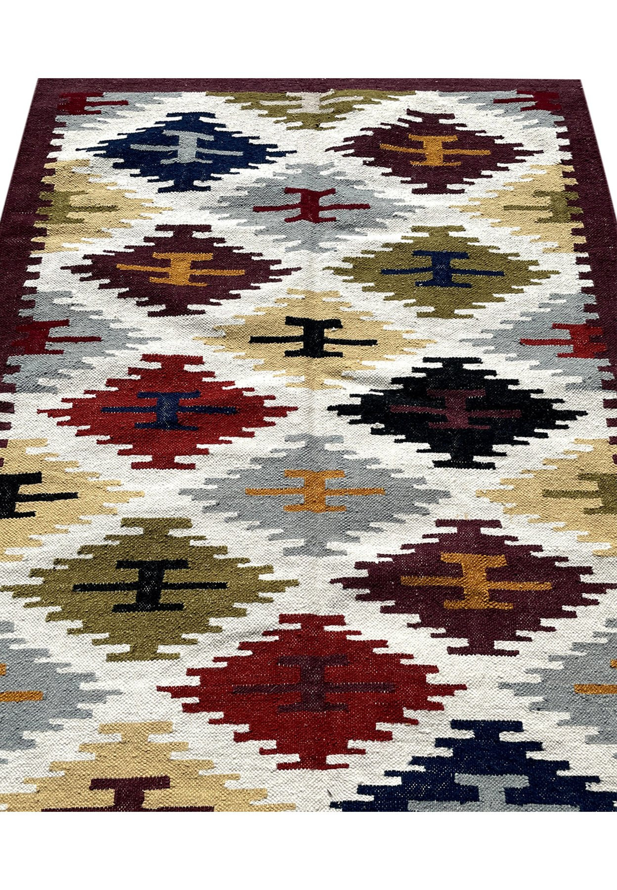 4 x 6 Turkish Flat Weave Kilim Rug