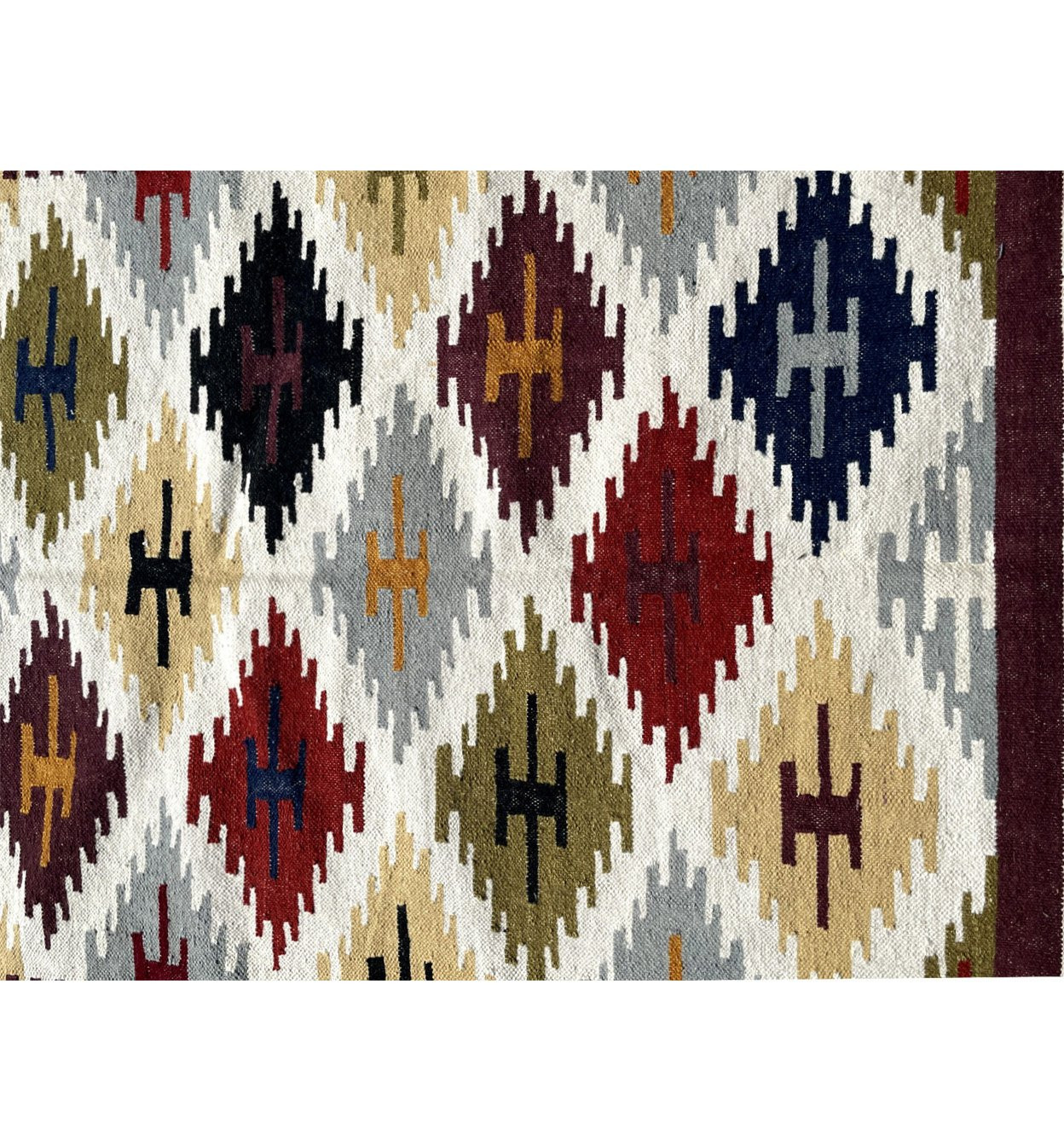4 x 6 Turkish Flat Weave Kilim Rug