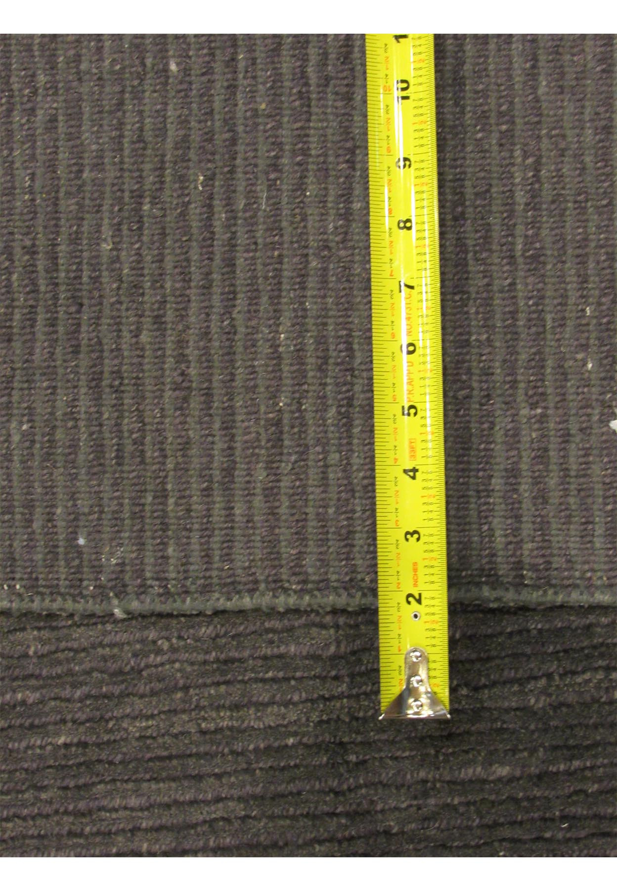 8 x 10 Modern Charcoal Colored Wool and Silk Rug