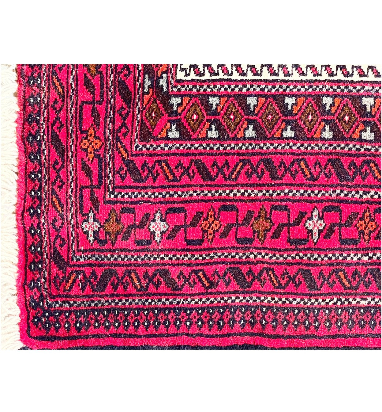 3'7" x 5'4 Rare Persian Baluch Tribal Rug