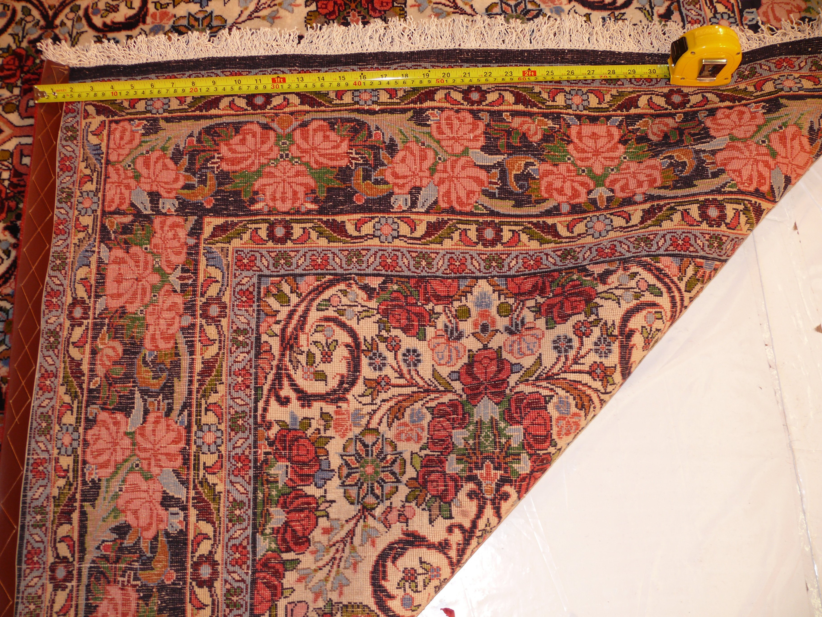 7 x 10 Persian Bijar Rug Floral Design