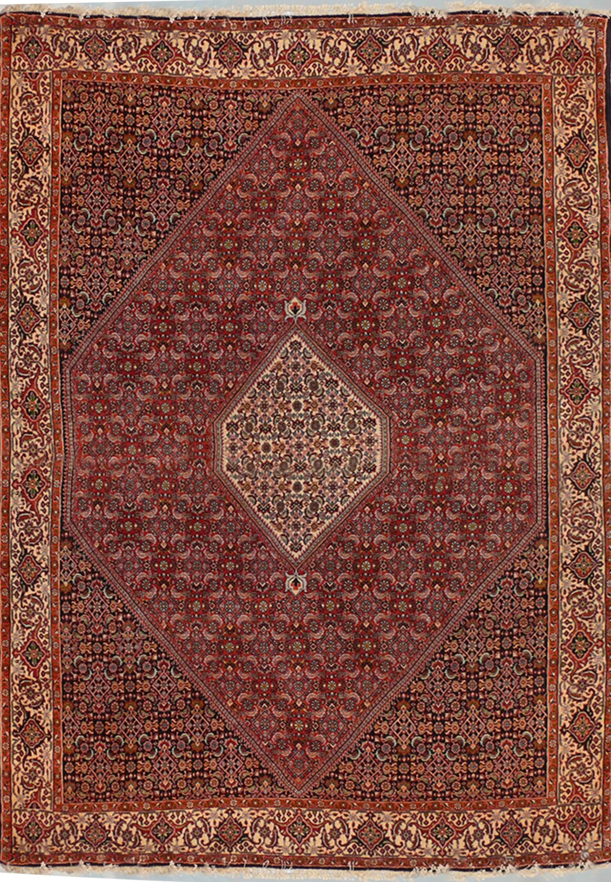 7 x 10 Persian Bijar Mahi Design