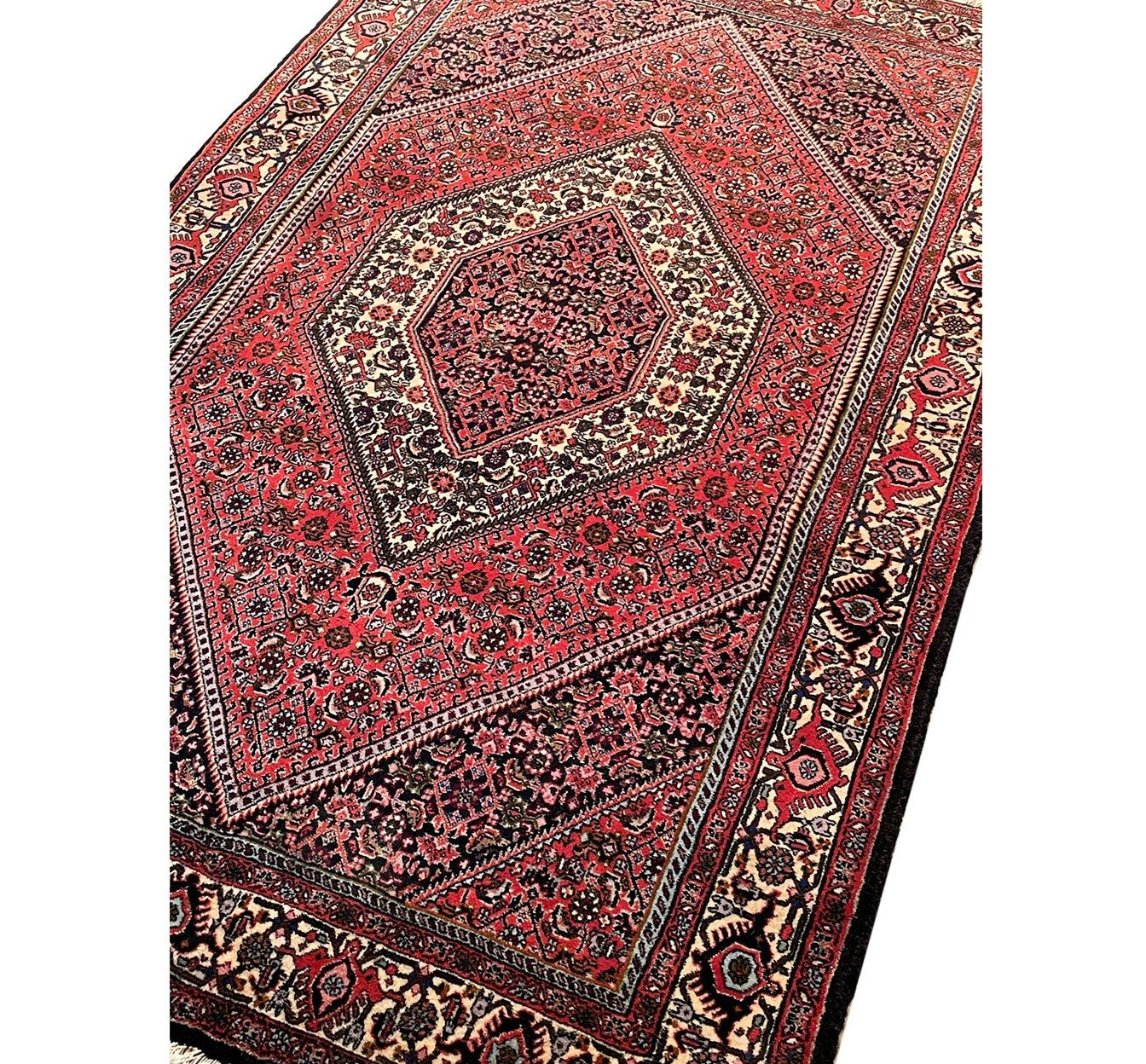 3'7" x 6 Persian Bijar Iron Rug