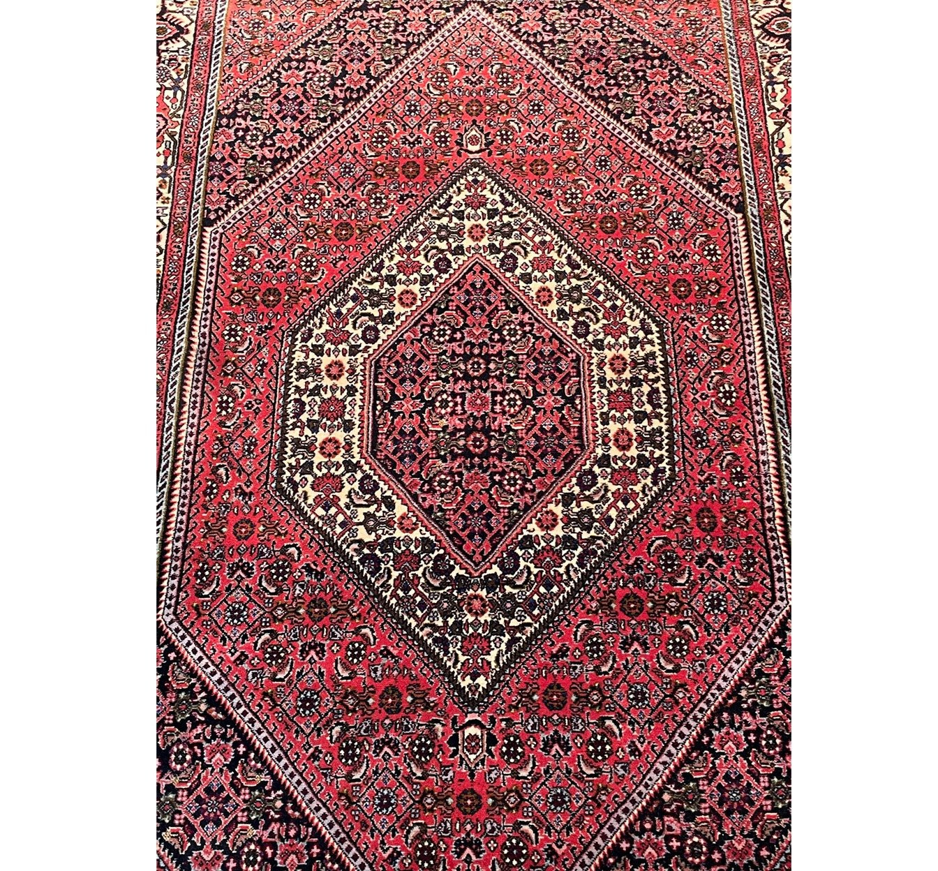 3'7" x 6 Persian Bijar Iron Rug
