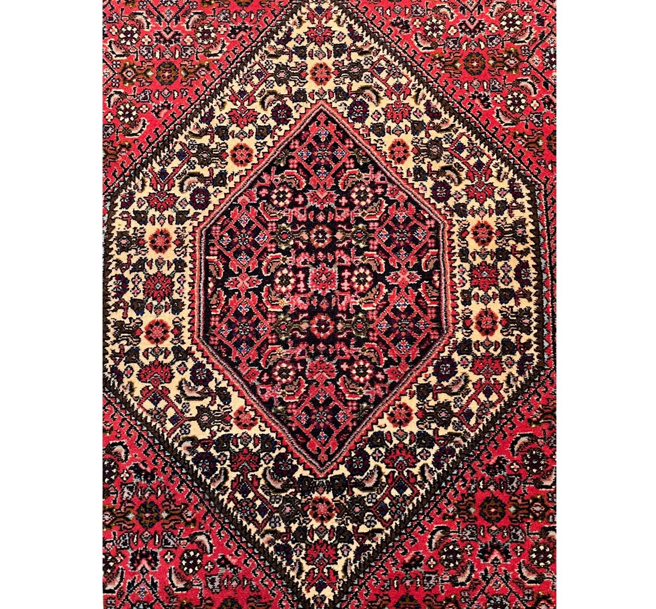 3'7" x 6 Persian Bijar Iron Rug