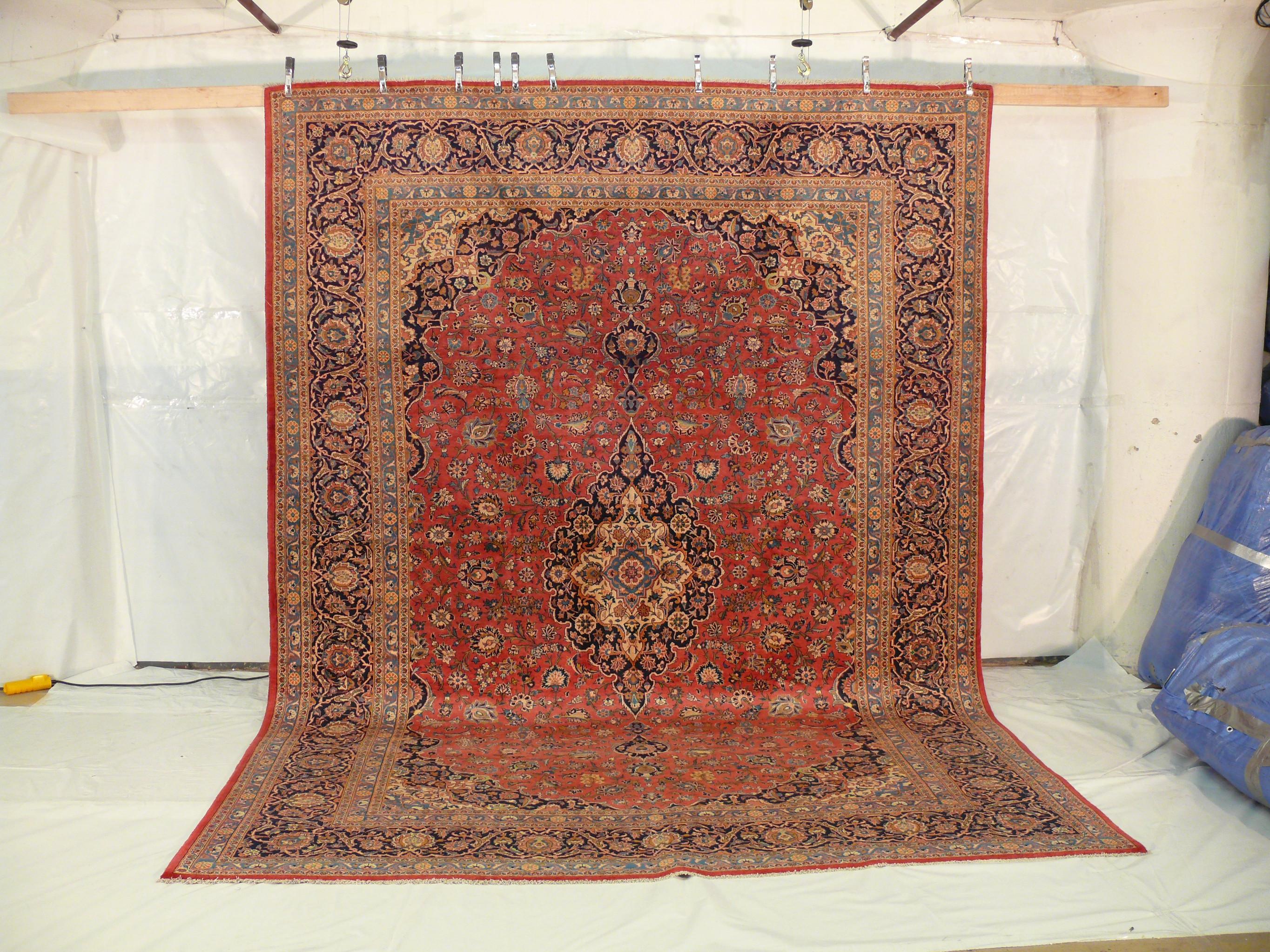 10 x 14 Persian Kashan Rug 4