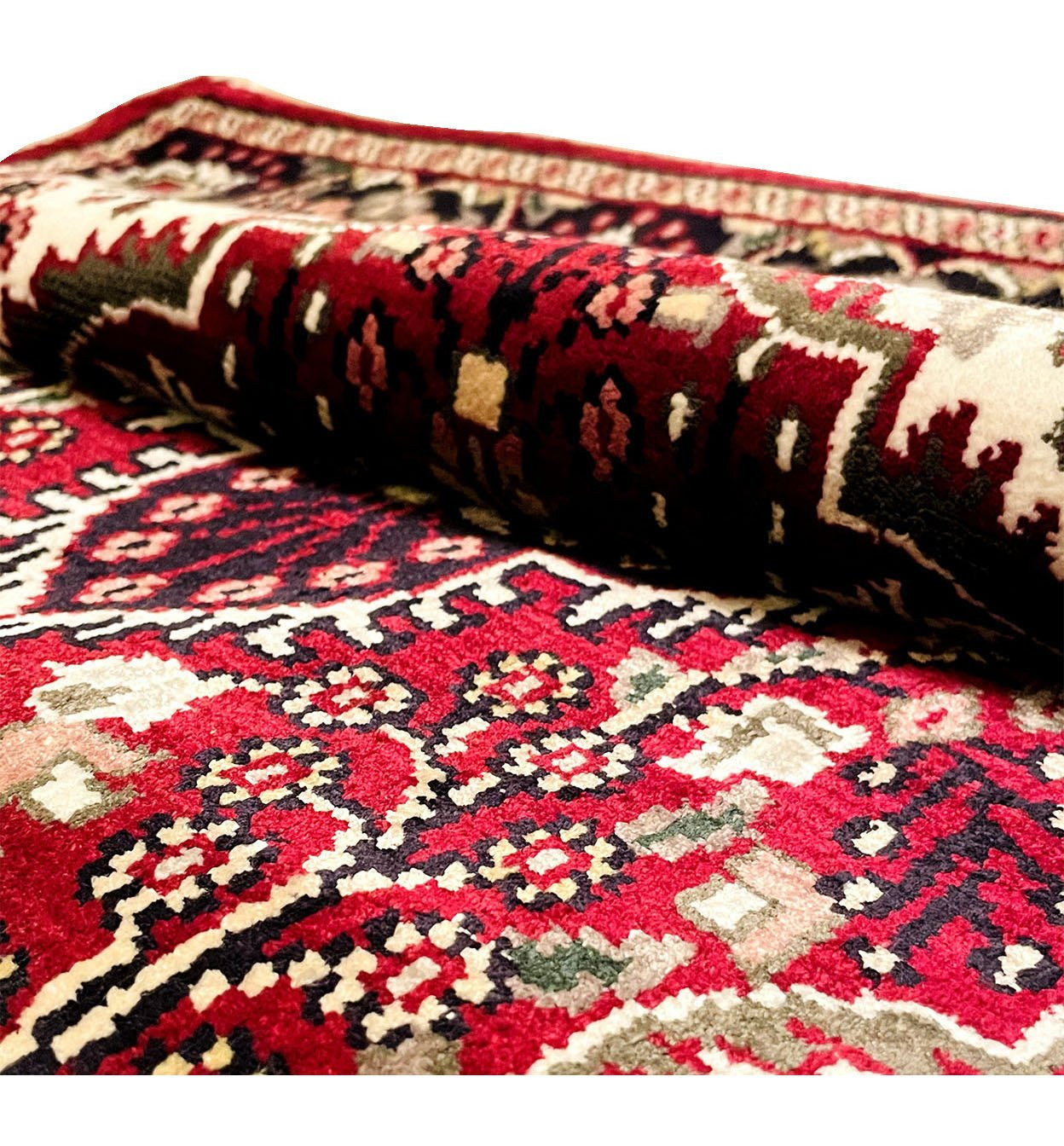 2'7 x 11 Oriental Kashmiri Wool & Silk Runner Rug