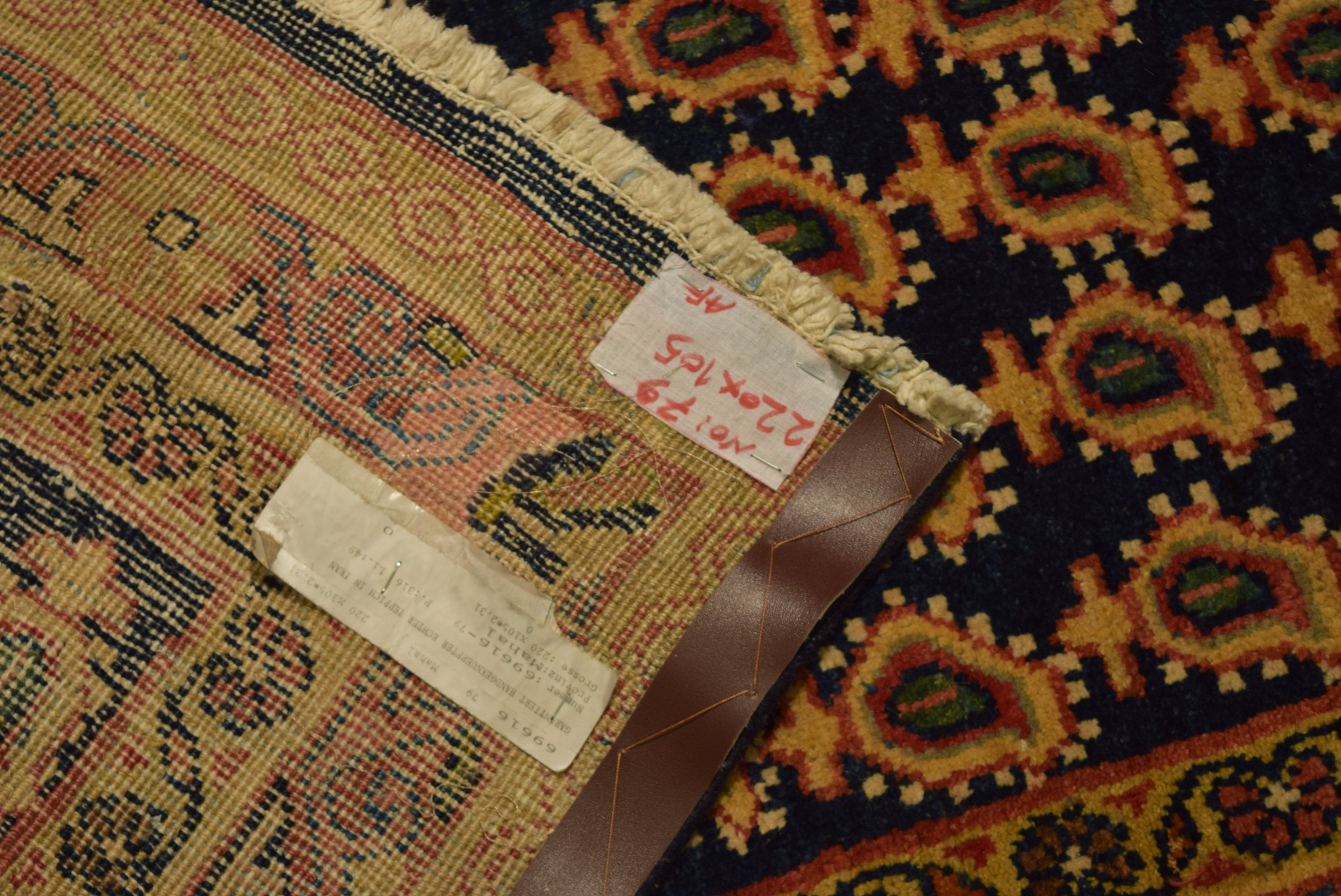3'4" x 7'2"Persian Mahal Tribal Rug All Over Design