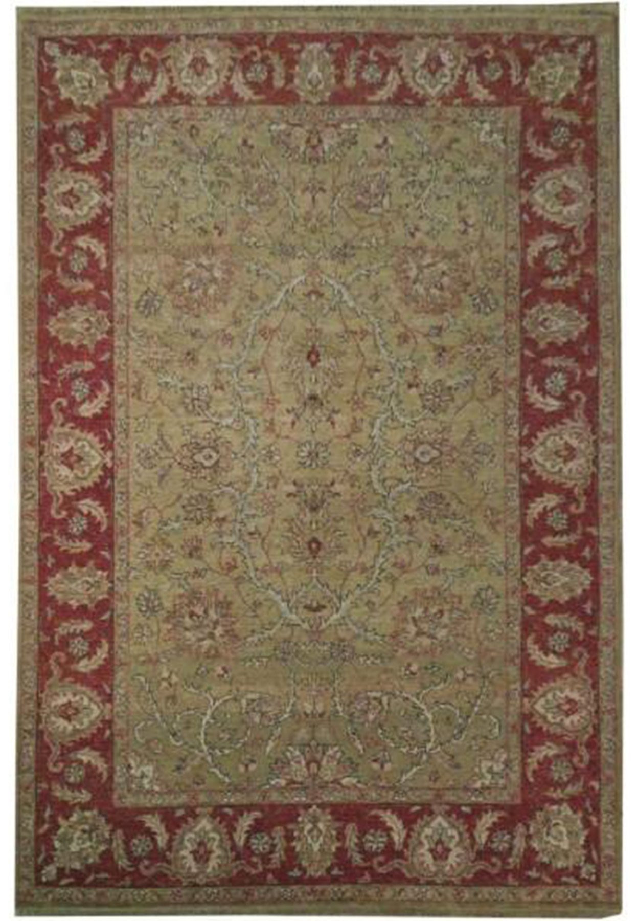 6' x 9' Transitional Chobi Vegetable Dyed Rug 7