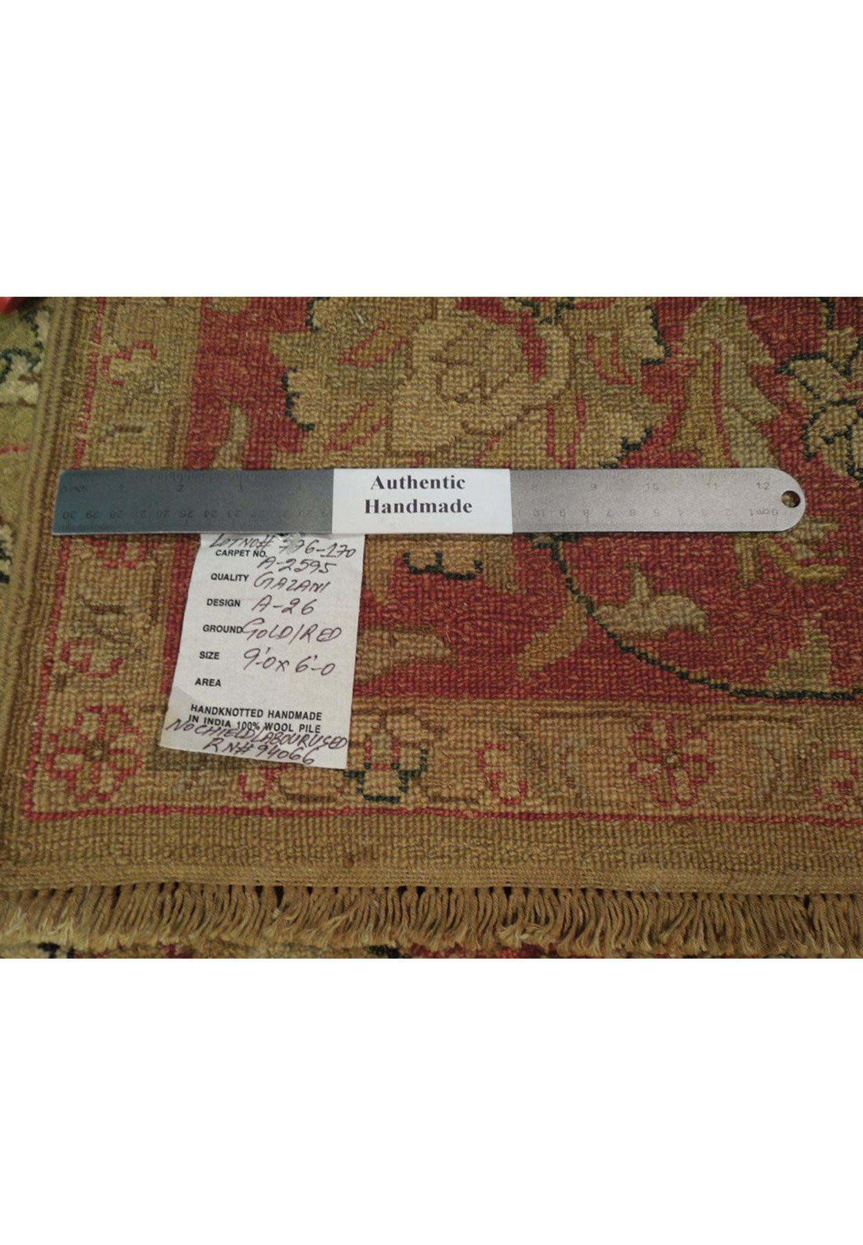 6' x 9' Transitional Chobi Vegetable Dyed Rug 7