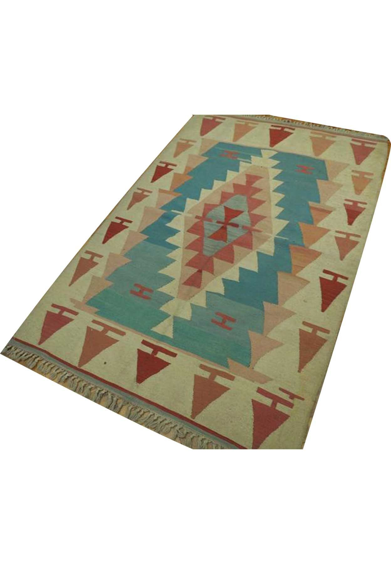 4 x 6 Tribal Flat Weave Kilim