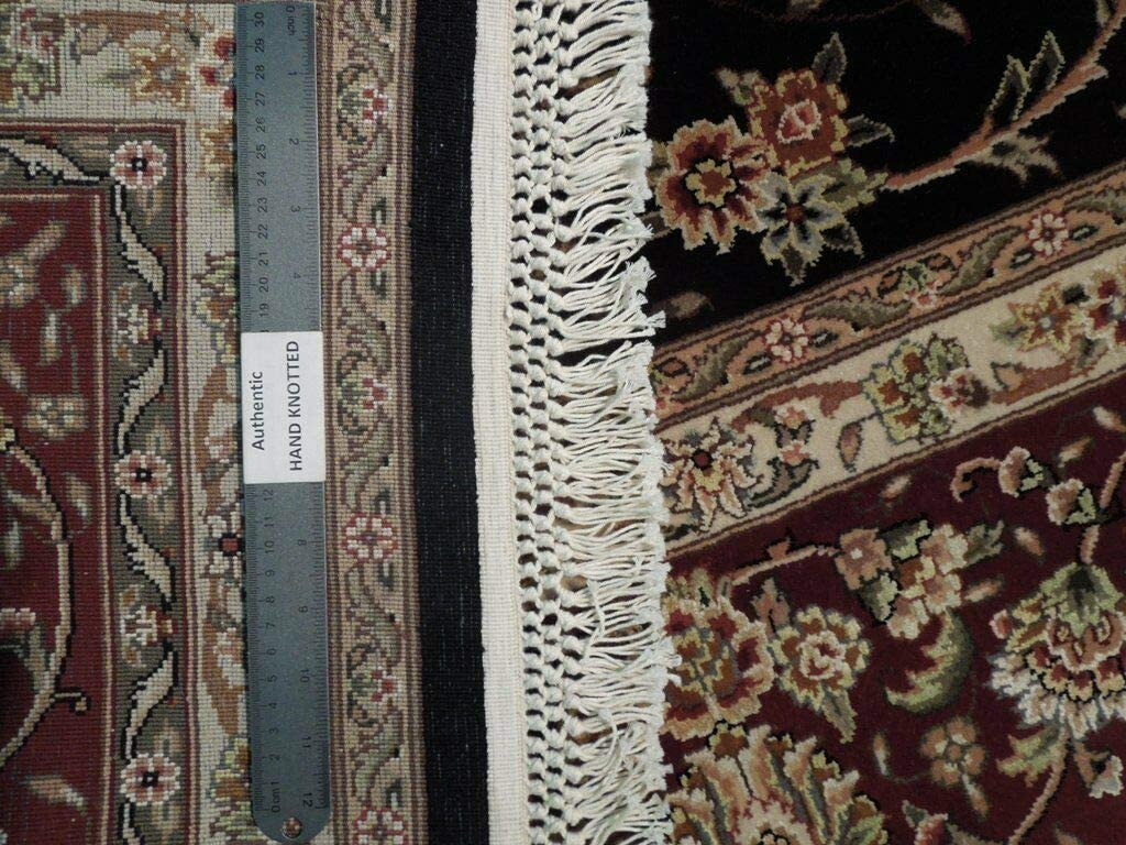 8 x 10 Oriental Tabriz Design Wool & Silk Rug