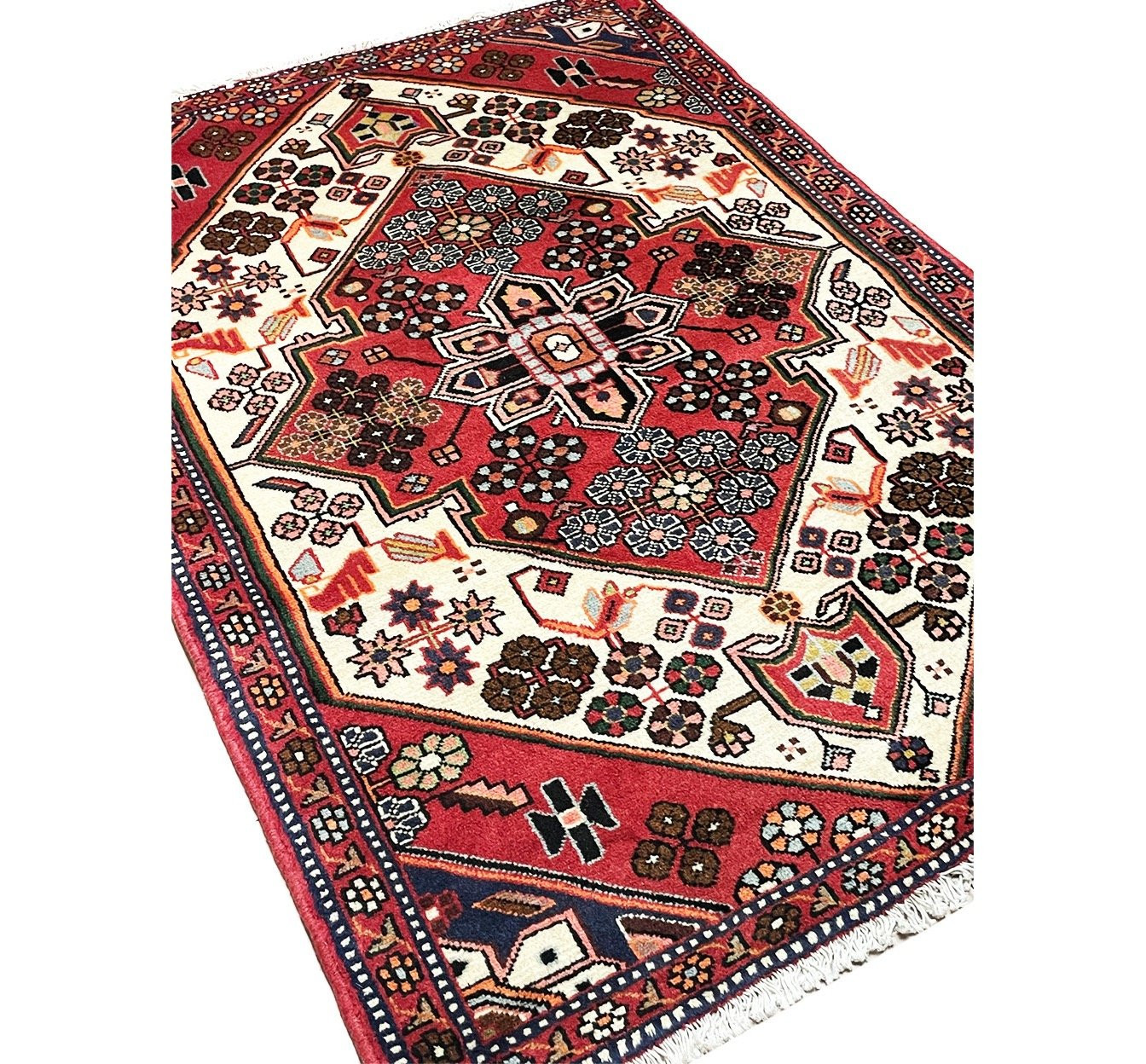 3'5" x 4'6" Geometric Persian Shahsavan Rug