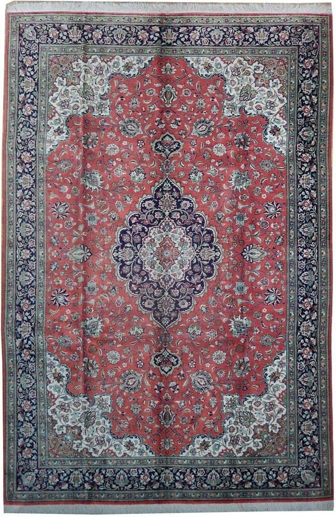 6'6 x 9'8 Persian Qum All Silk Rug Masterpiece