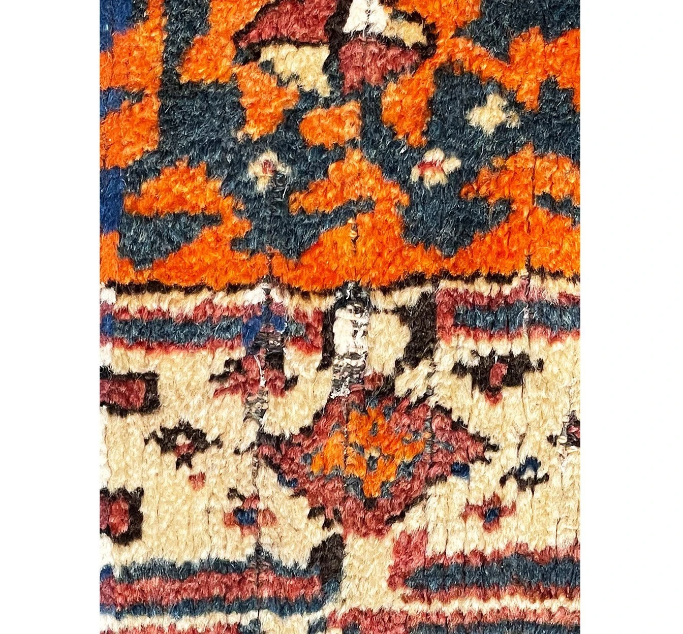 3'8" x 5'4" Antique Caucasian Azerbaijan Rug