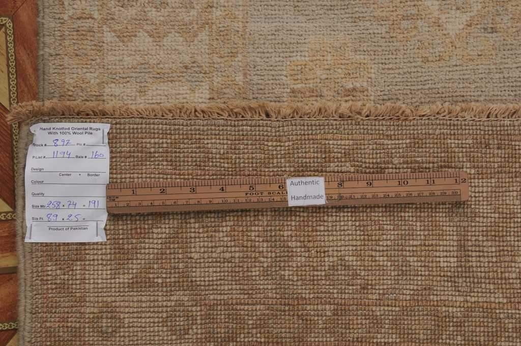 2'6'' x 9' Chobi Peshawar Sun Dried Rug Ancient Pot Dyeing Elegant Runner