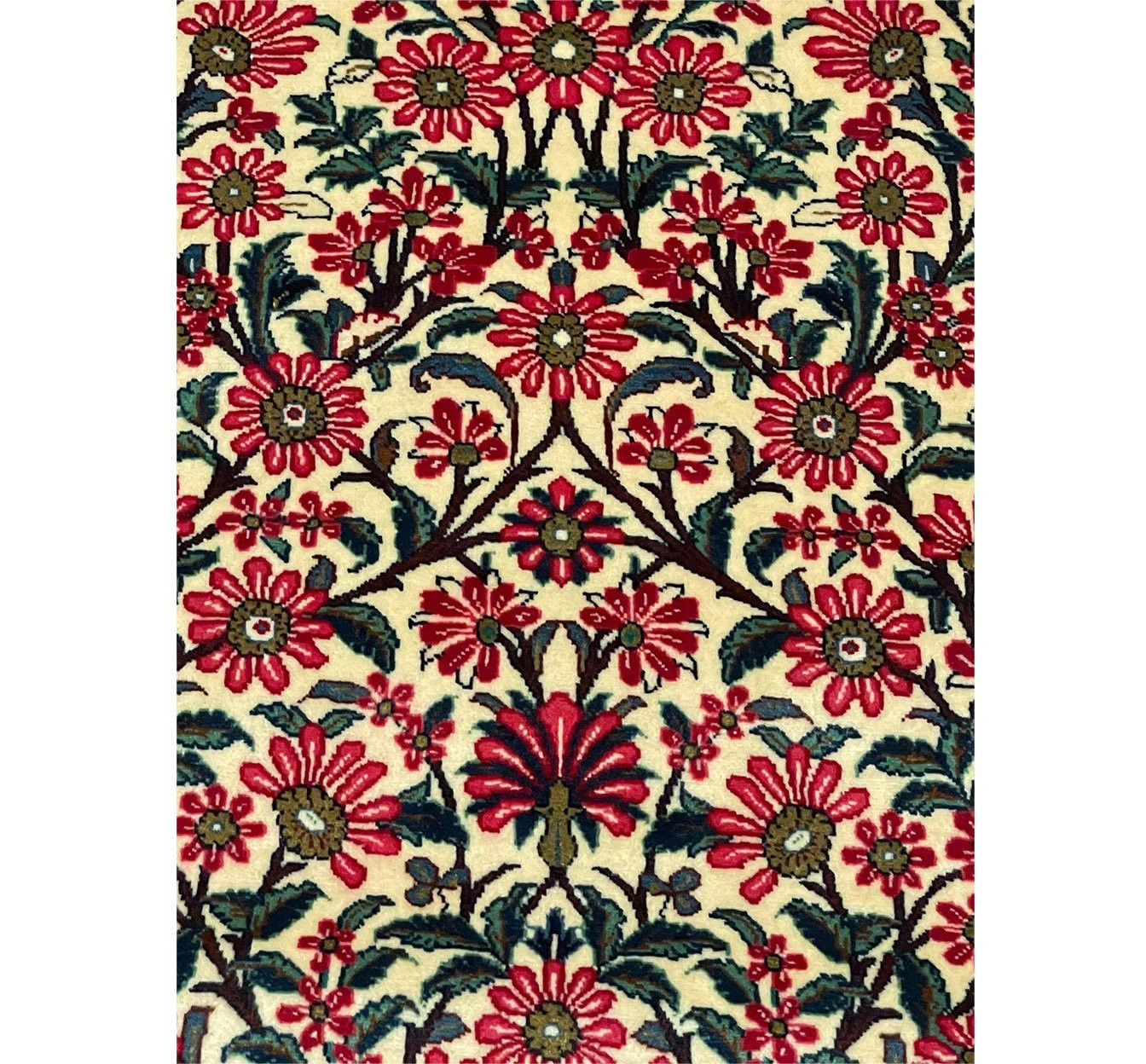 2'5" x 4'3" Botanical Persian Sarough Rug 1