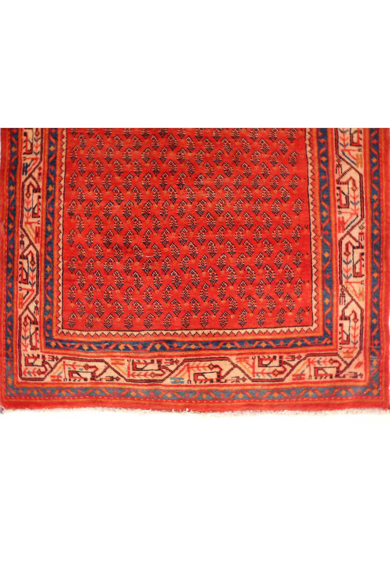 4 x 14 Unusual Size Persian Sarough Runner Rug