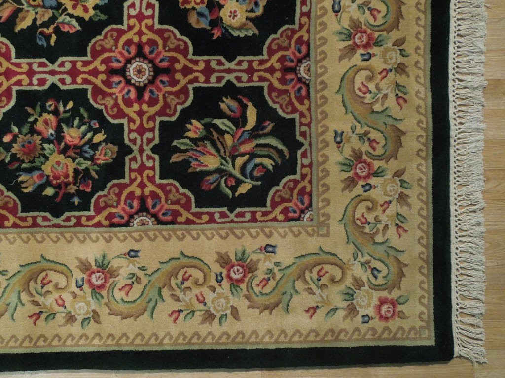 8 x 10 Authentic Oriental Savonnerie French Design Rug