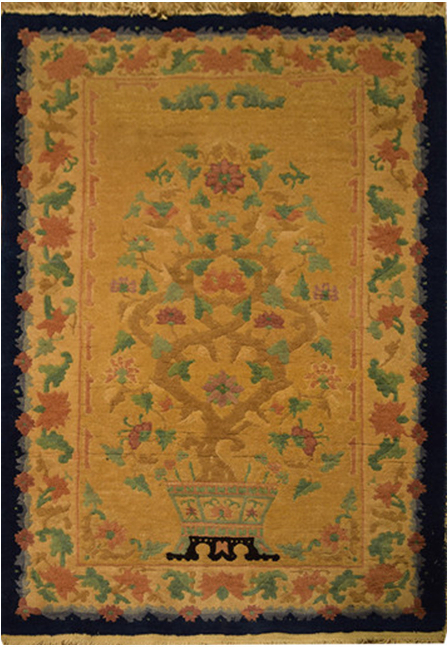 3 x 5 Semi-Antique China Peking Rug