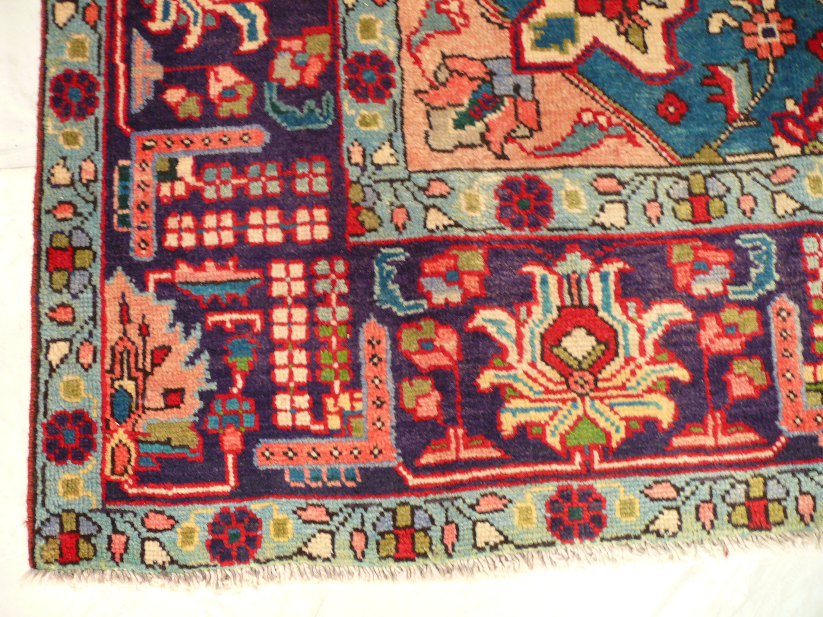 10 x 13 Geometric Tabriz Persian Rug