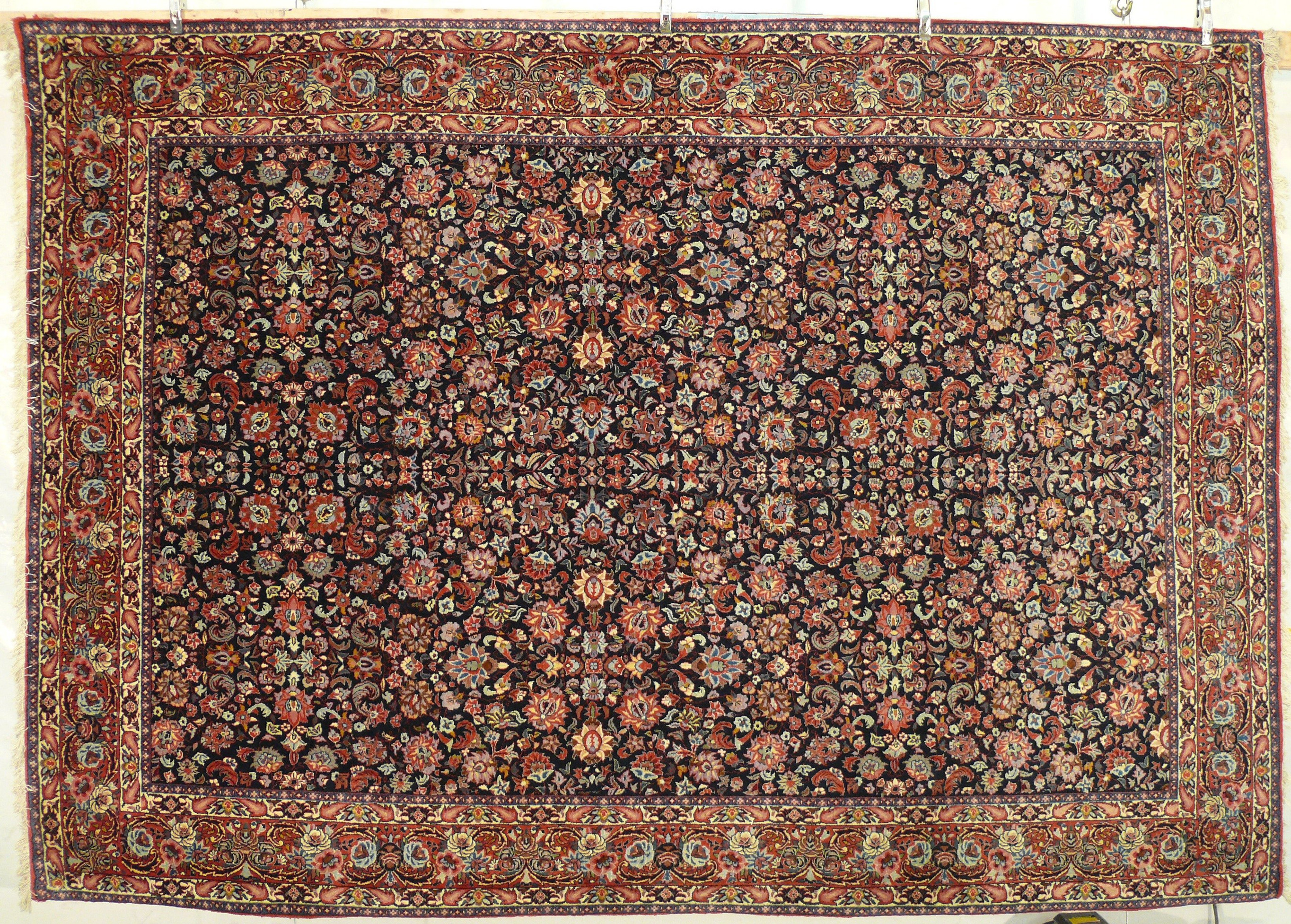 6'6 x 9'5 Persian Bijar All Over Design Rug