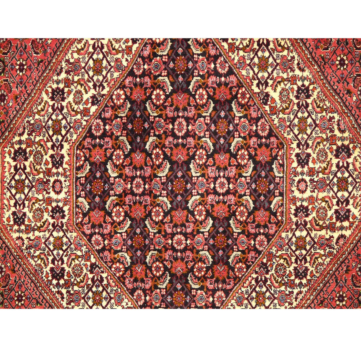 8'2 x 11'5 Persian Bijar Iron Rug
