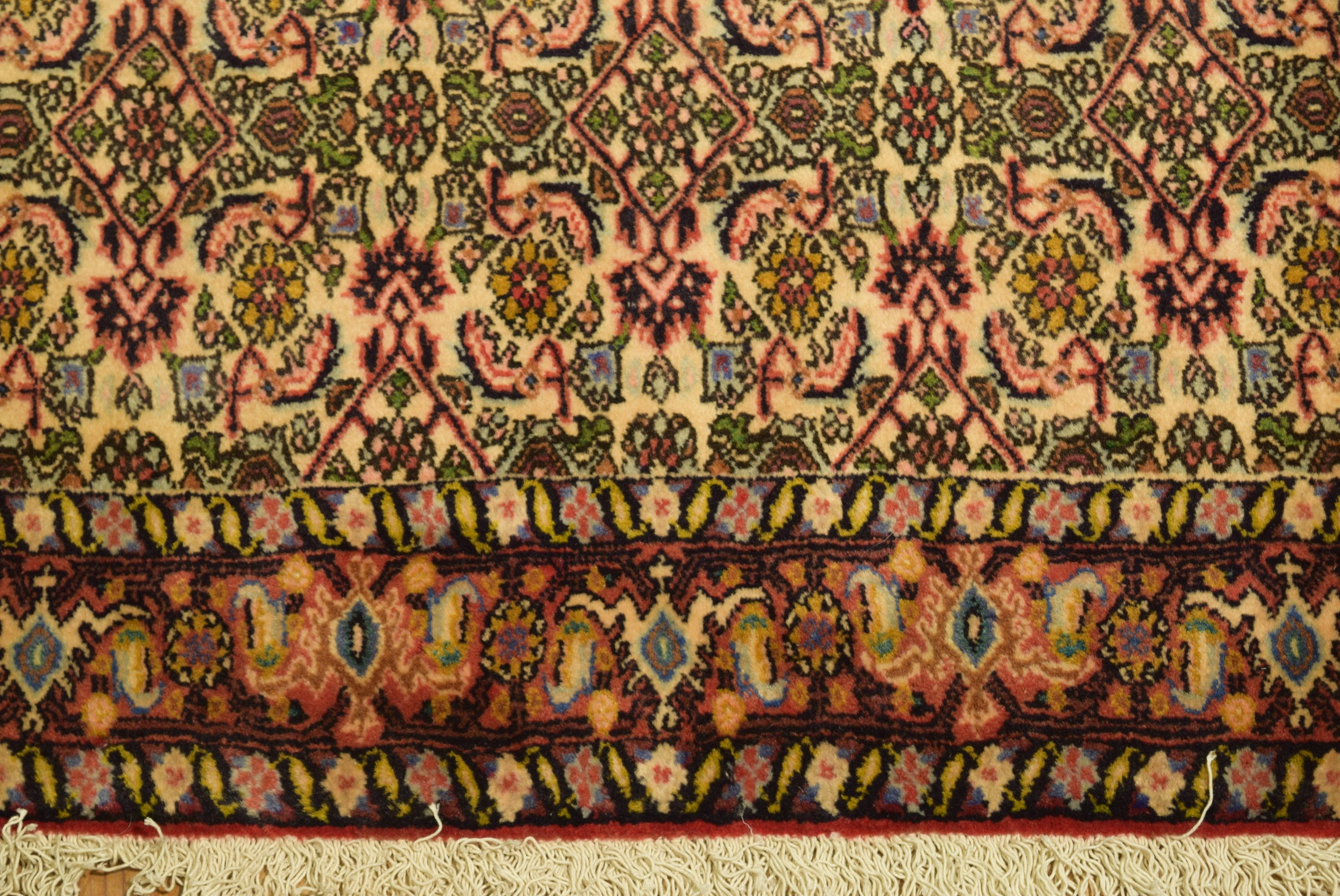 Border of a Persian Bijar Runner