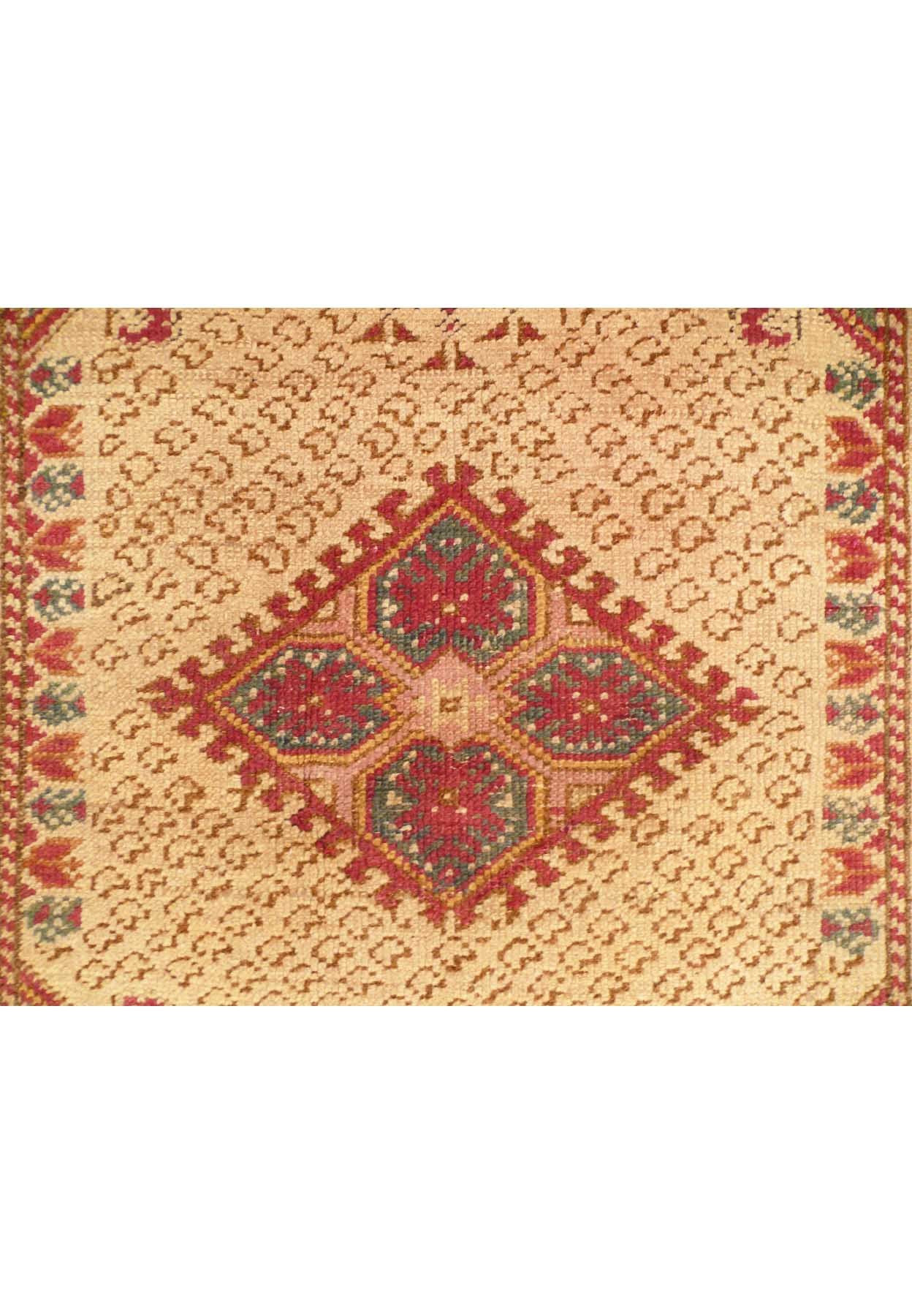 3'9 x 7'6 Caucasian Kazak Rug | Unique one of a kind