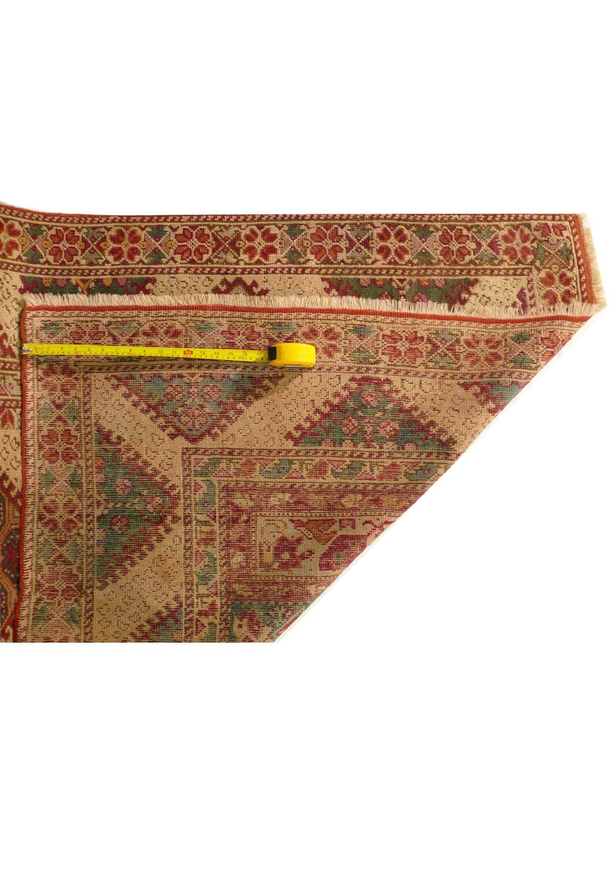 3'9 x 7'6 Caucasian Kazak Rug | Unique one of a kind