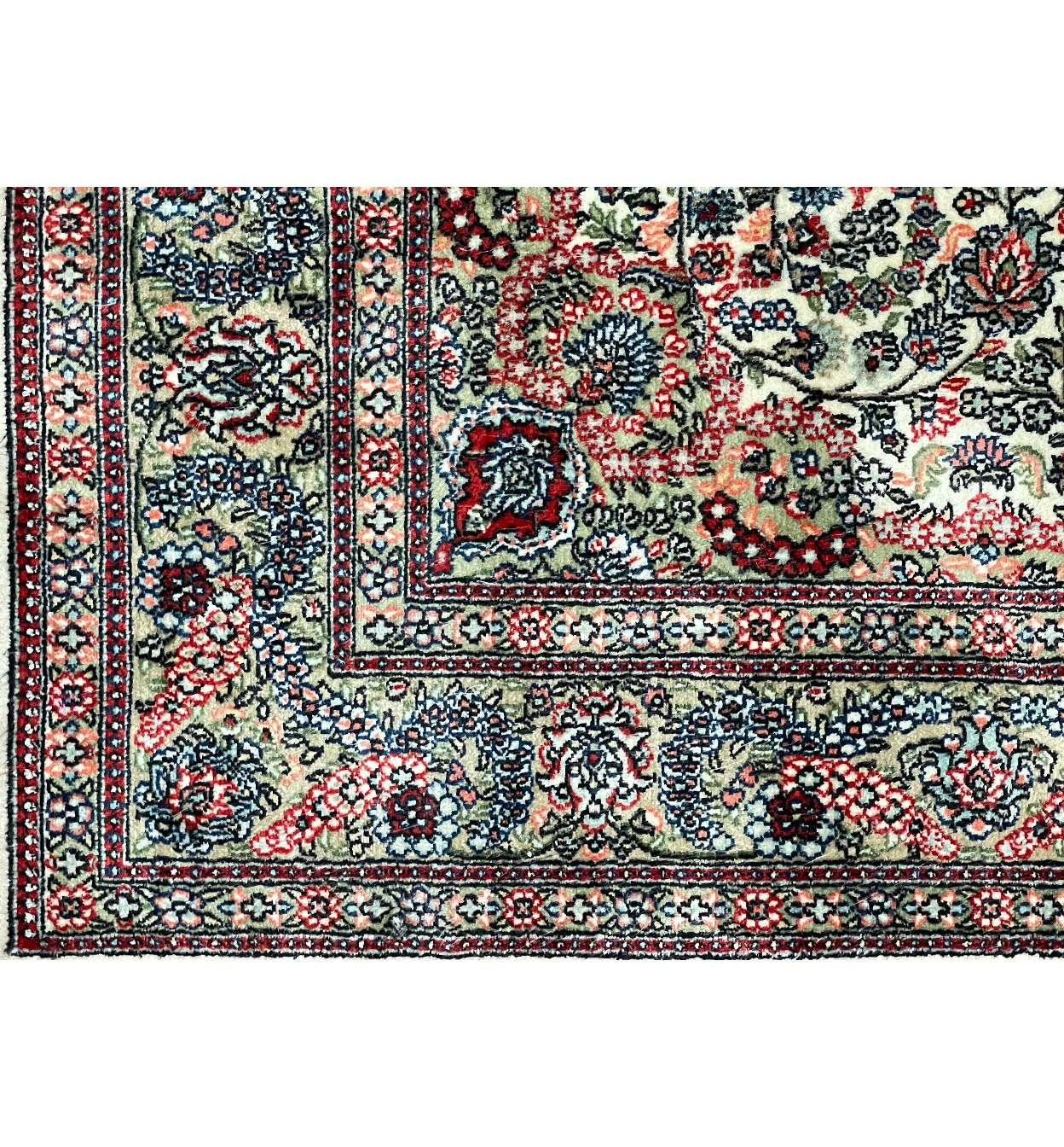 3 x 5'2 Oriental Tabriz 100% Silk Rug
