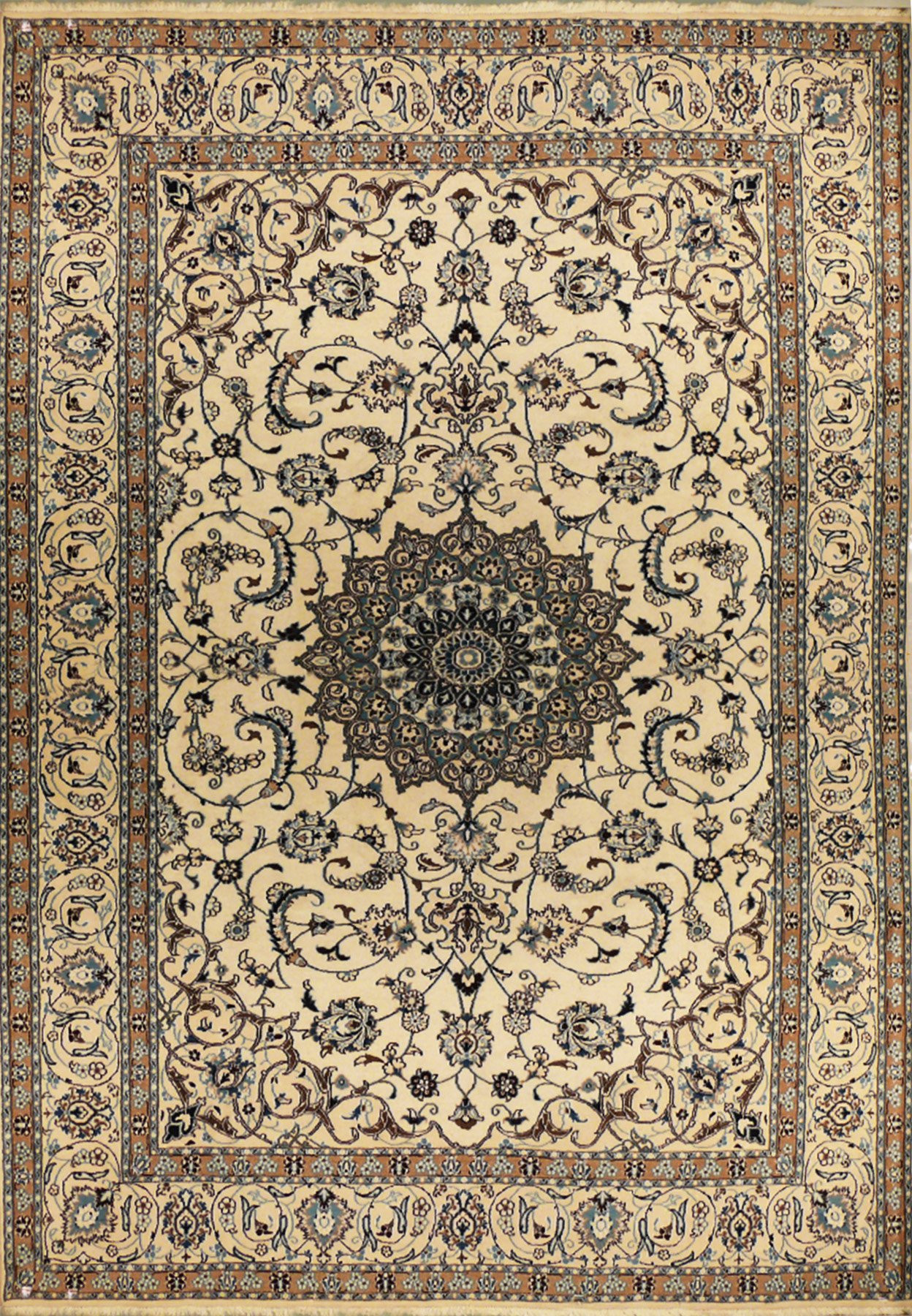 8'2" x 11'3" Persian Nain Rug 1