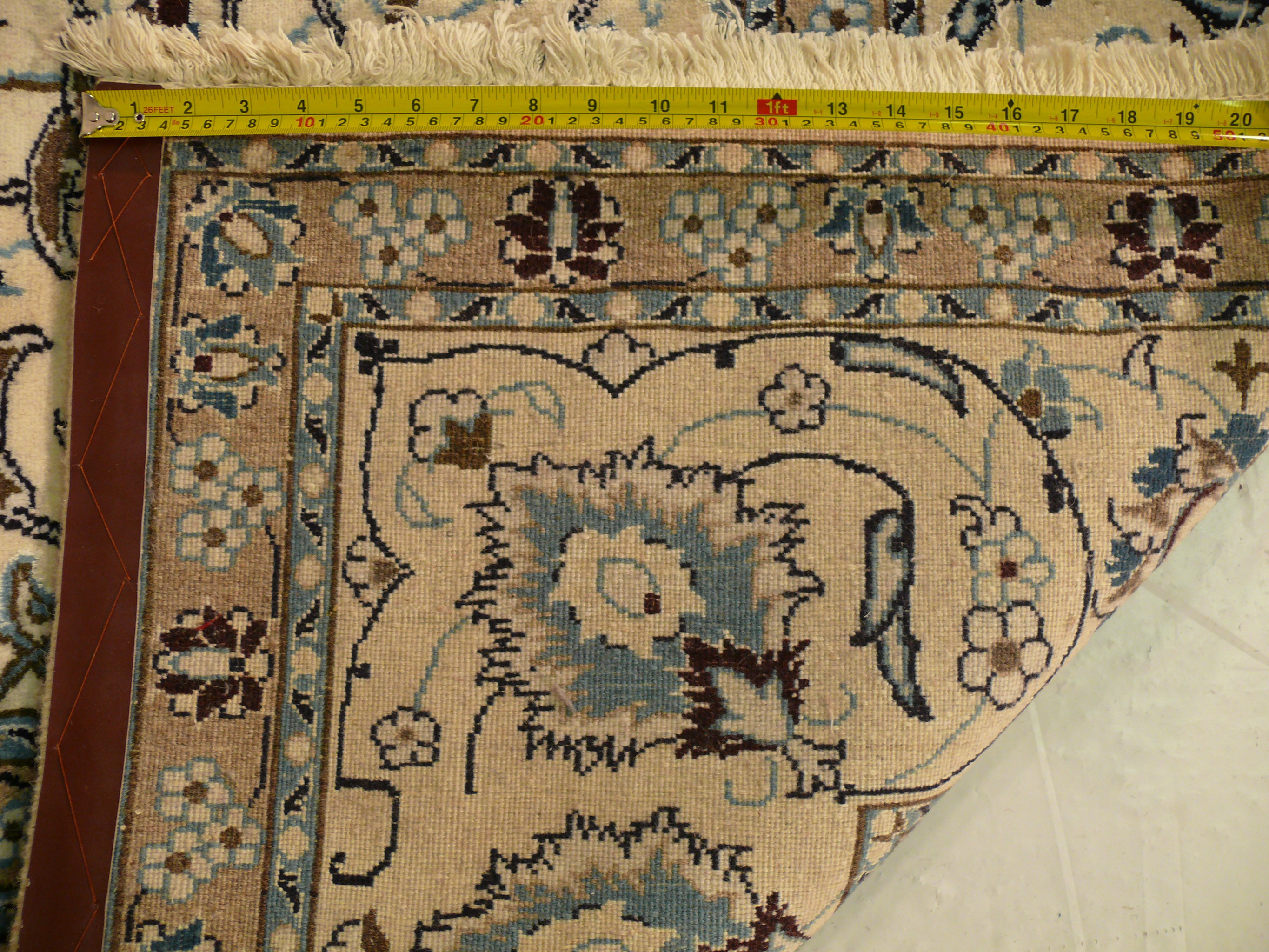 8'2" x 11'3" Persian Nain Rug 1