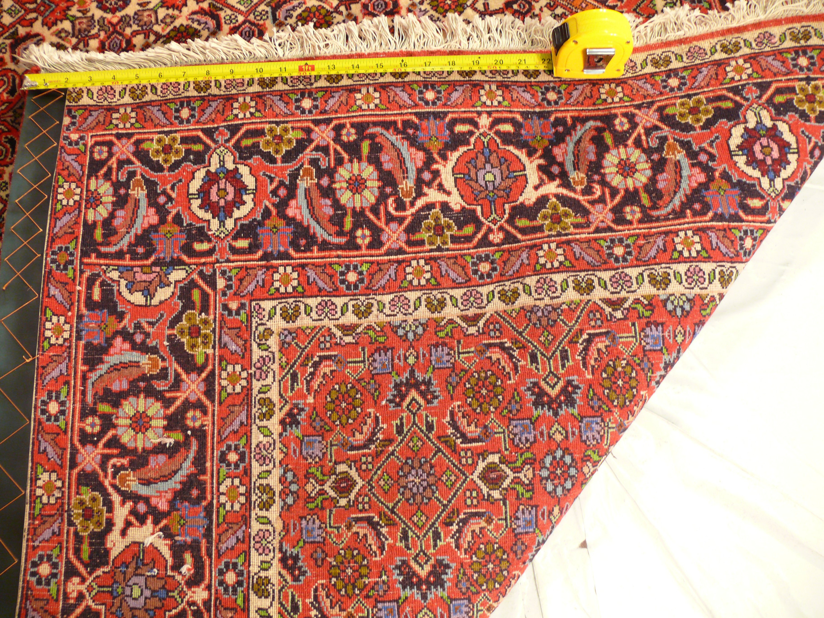 7 x 10 Persian Bijar Rug Mahi/Fish Design