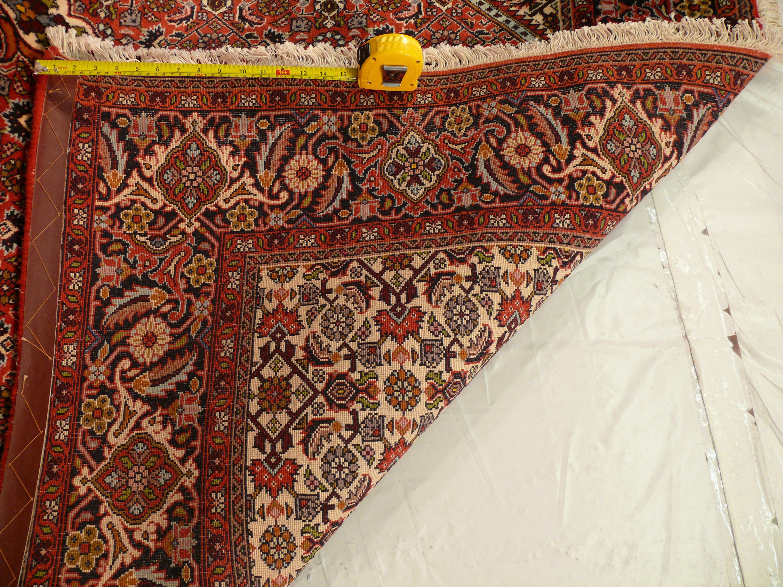 6'7" x 9'9" Persian Bijar Rug